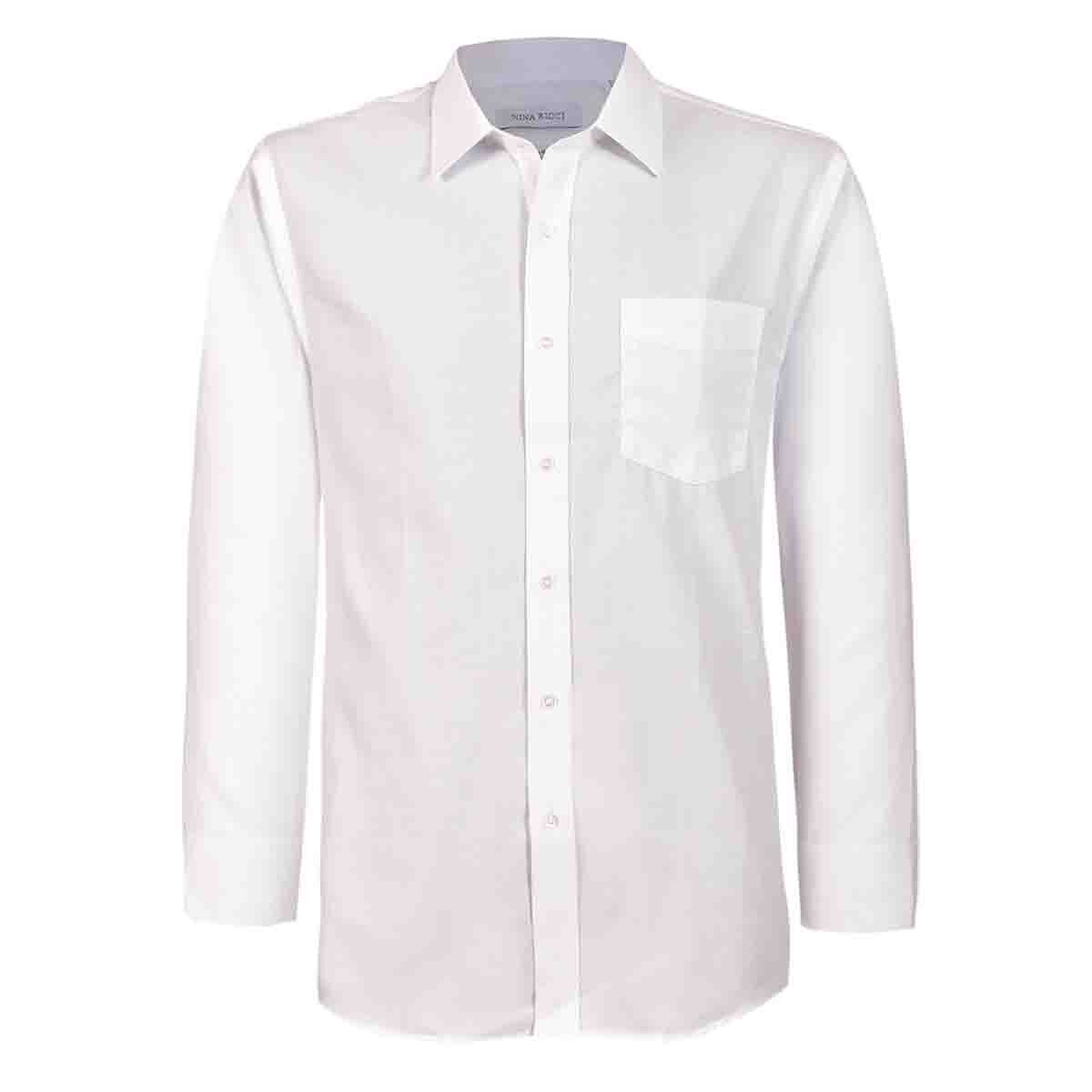 Camisa de Vestir Color Blanco Nina Ricci