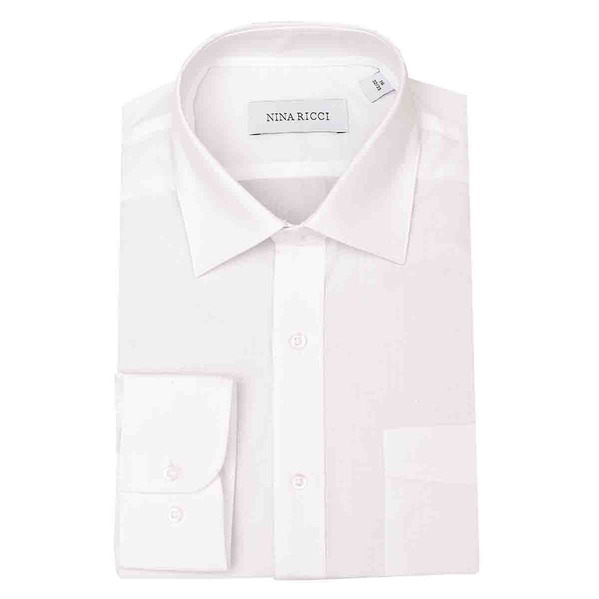 Camisa de Vestir Color Blanco Nina Ricci