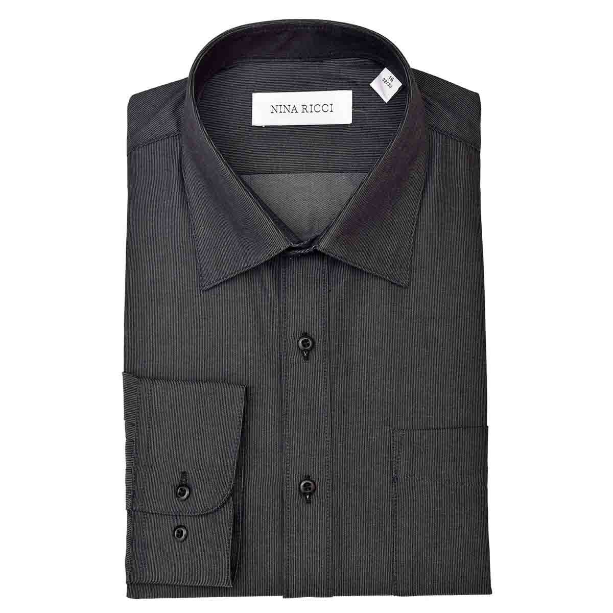 Camisa de Vestir Color Negro Nina Ricci