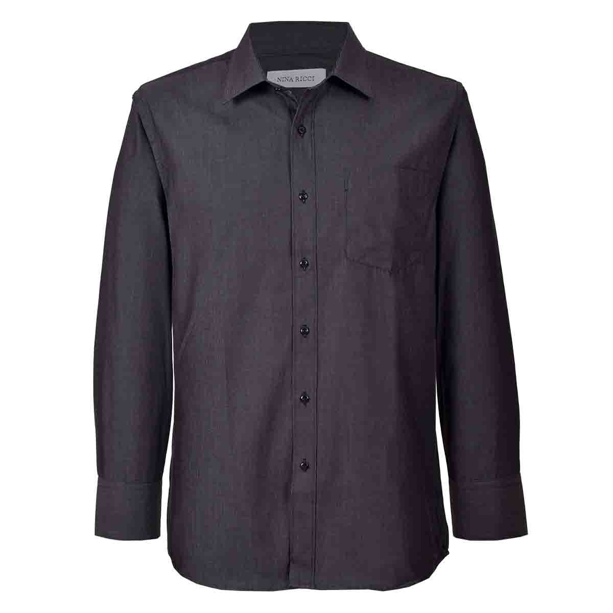 Camisa de Vestir Color Negro Nina Ricci