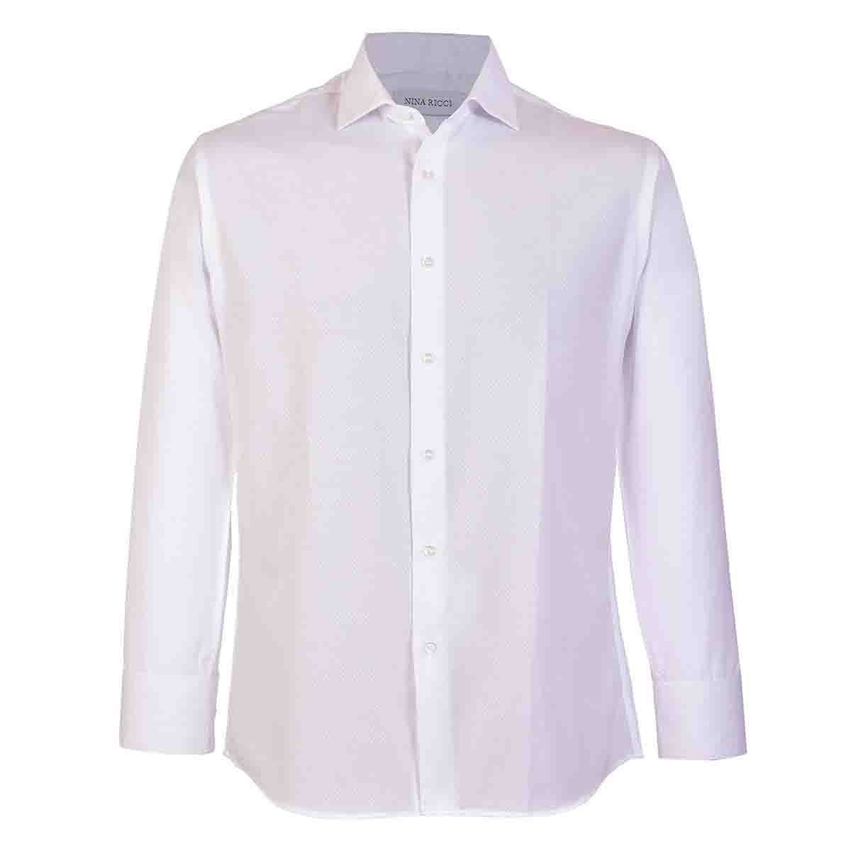 Camisa de Vestir Color Blanco Nina Ricci