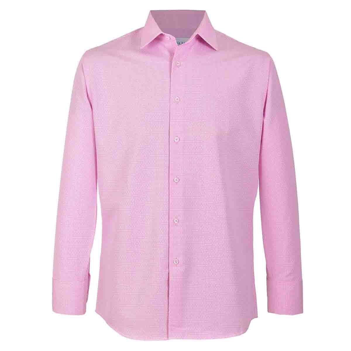 Camisa de Vestir Color Rosa Combinado Nina Ricci