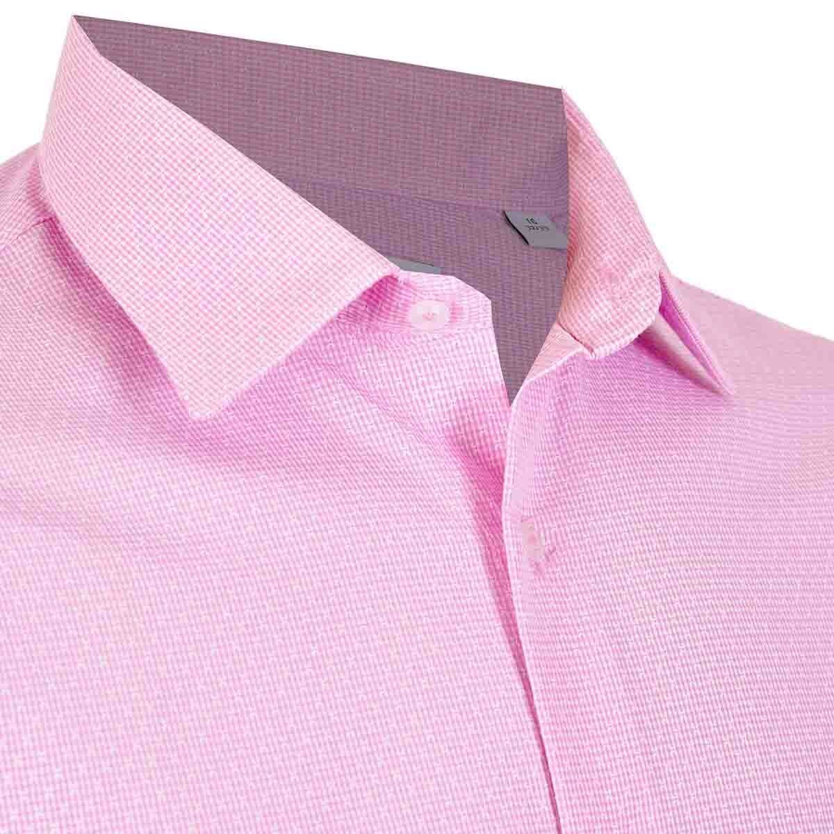 Camisa de Vestir Color Rosa Combinado Nina Ricci