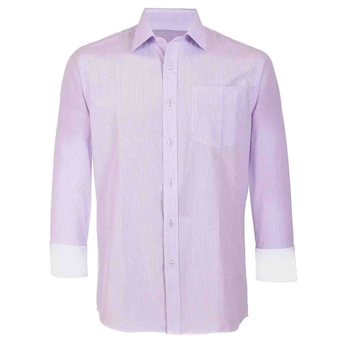 Camisa de Vestir Color Morado Combinado Nina Ricci