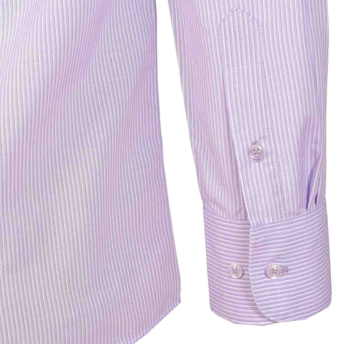 Camisa de Vestir Color Morado Combinado Nina Ricci