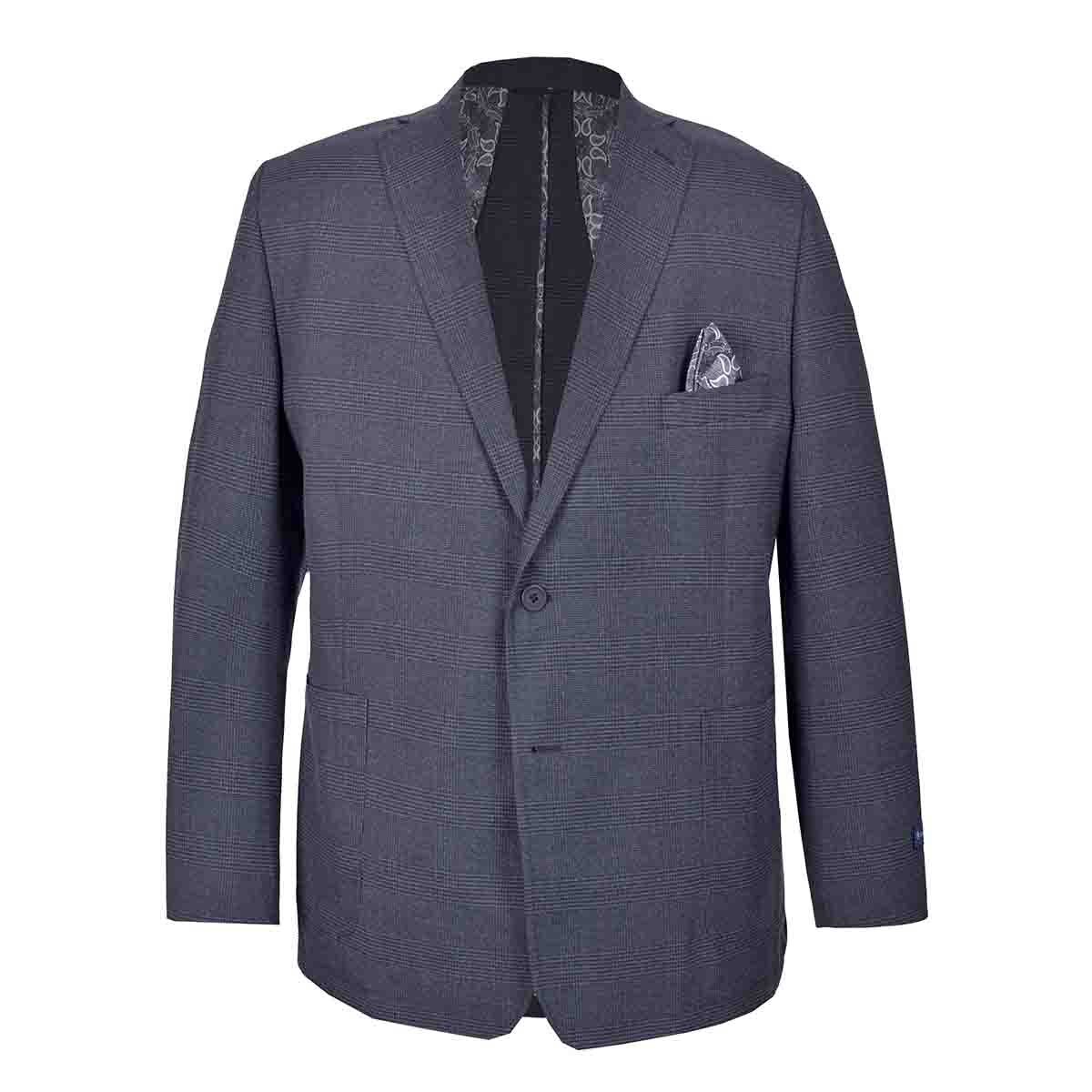 Saco Big & Tall Color Azul Combinado Carlo Corinto