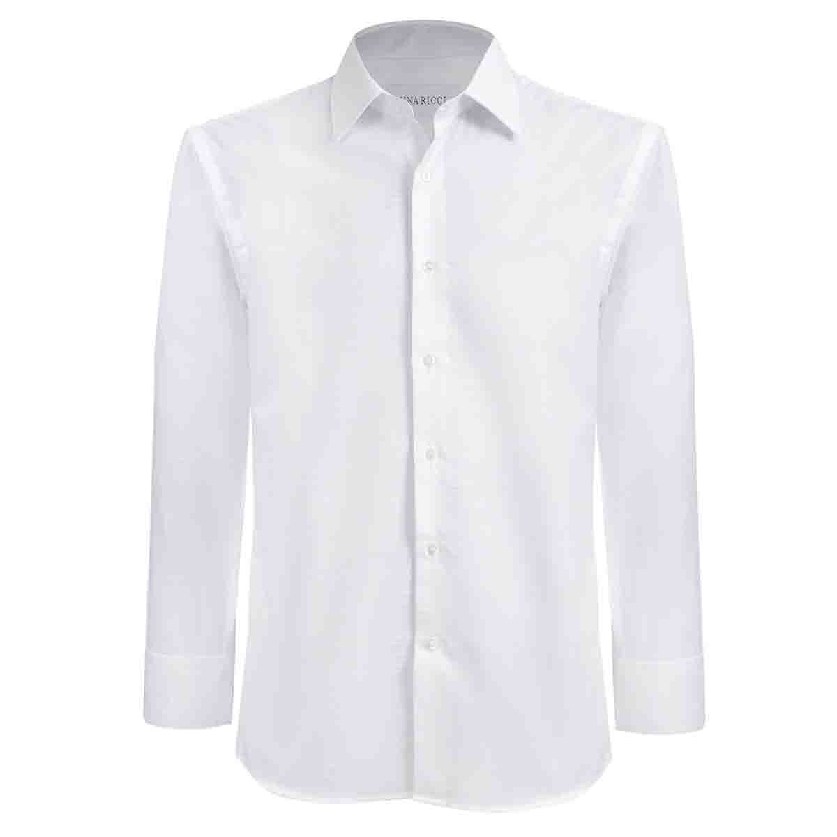 Camisa de Vestir Color Blanco Nina Ricci