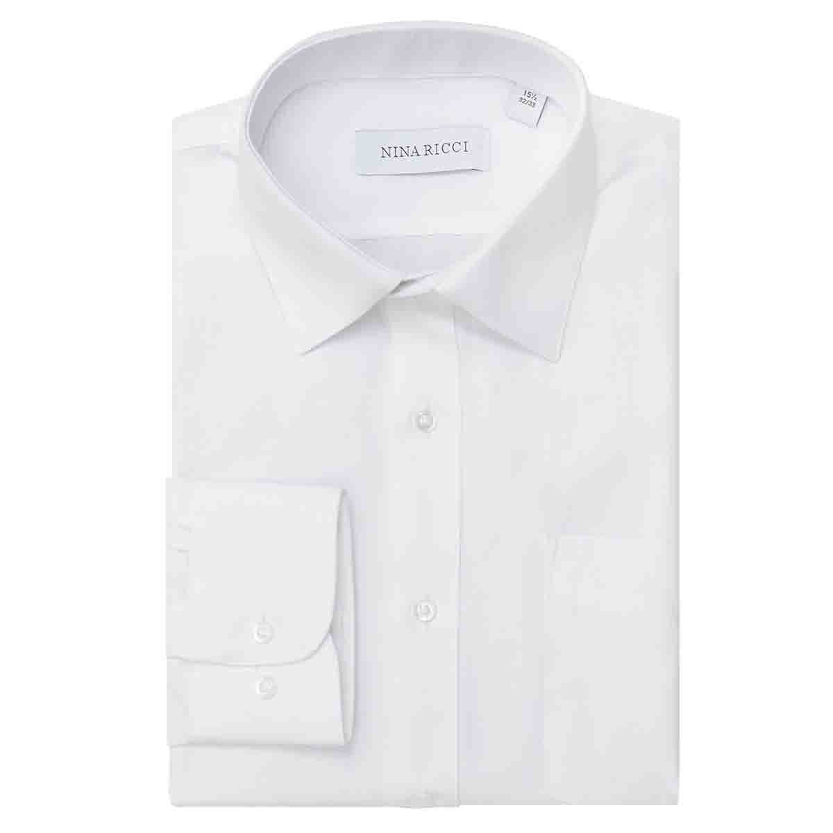Camisa de Vestir Color Blanco Nina Ricci