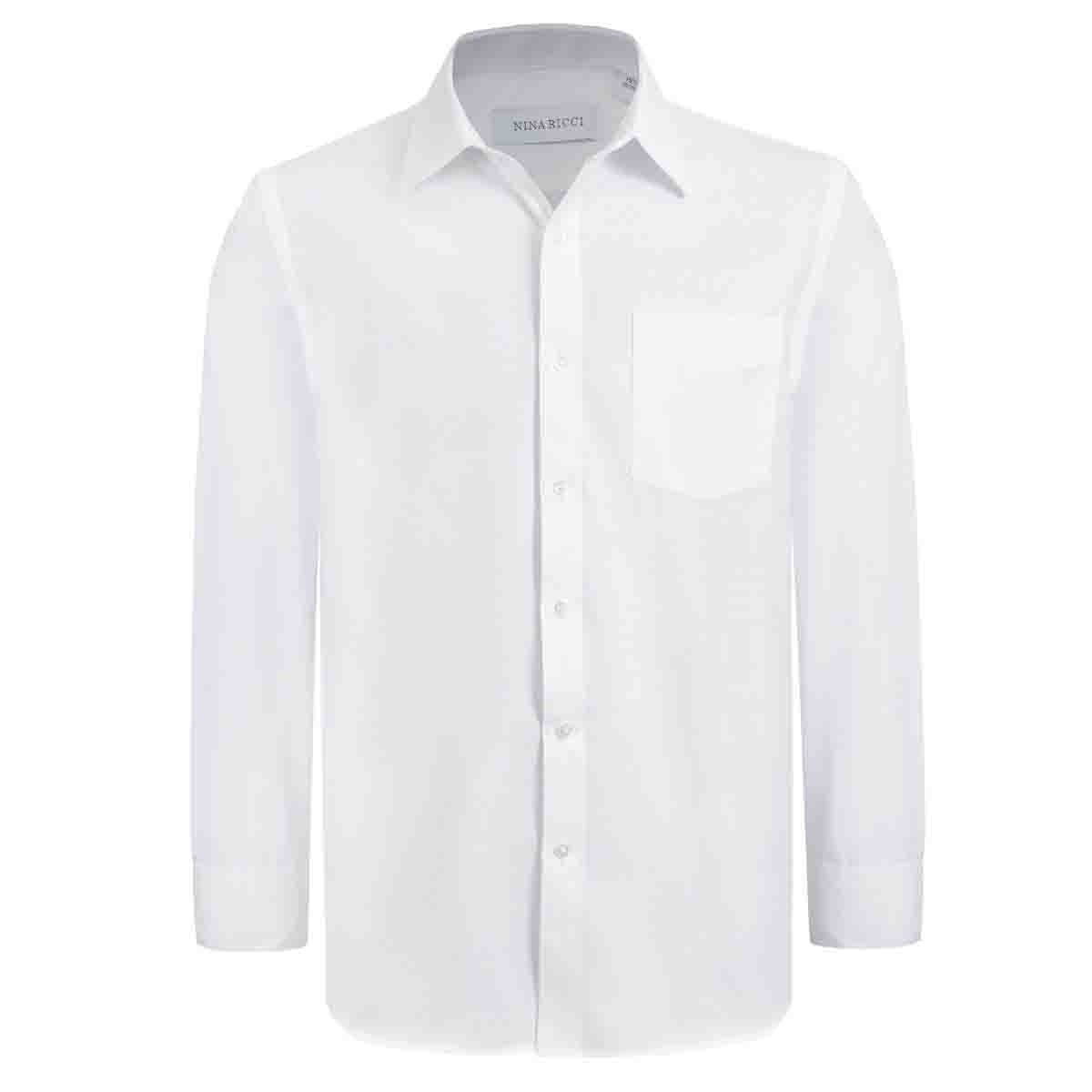 Camisa de Vestir Color Blanco Nina Ricci