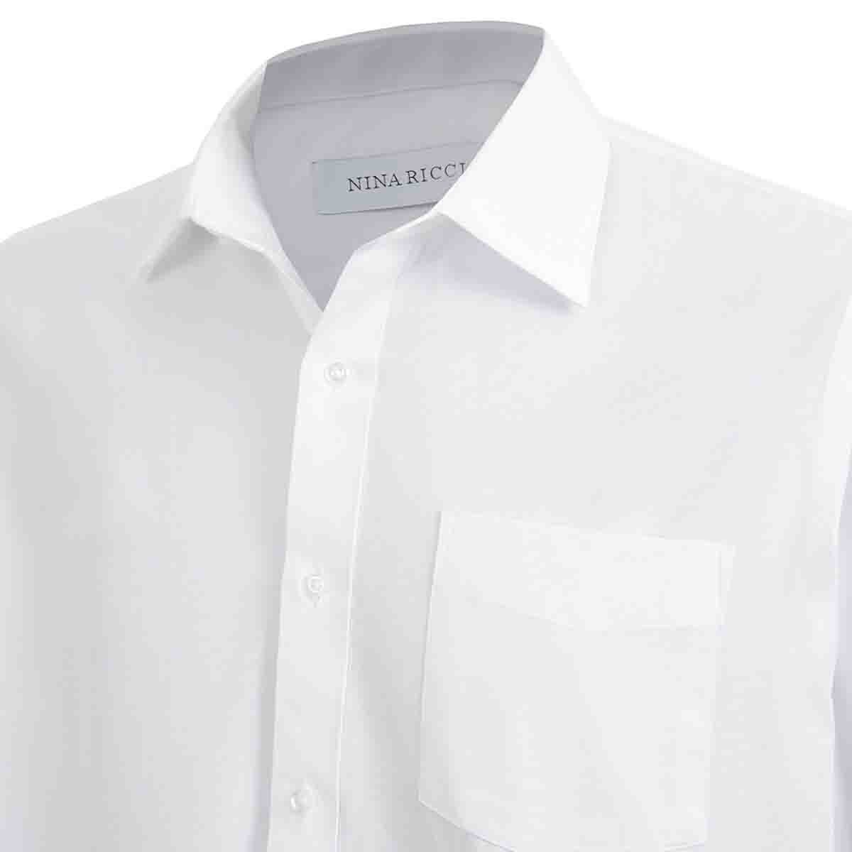 Camisa de Vestir Color Blanco Nina Ricci