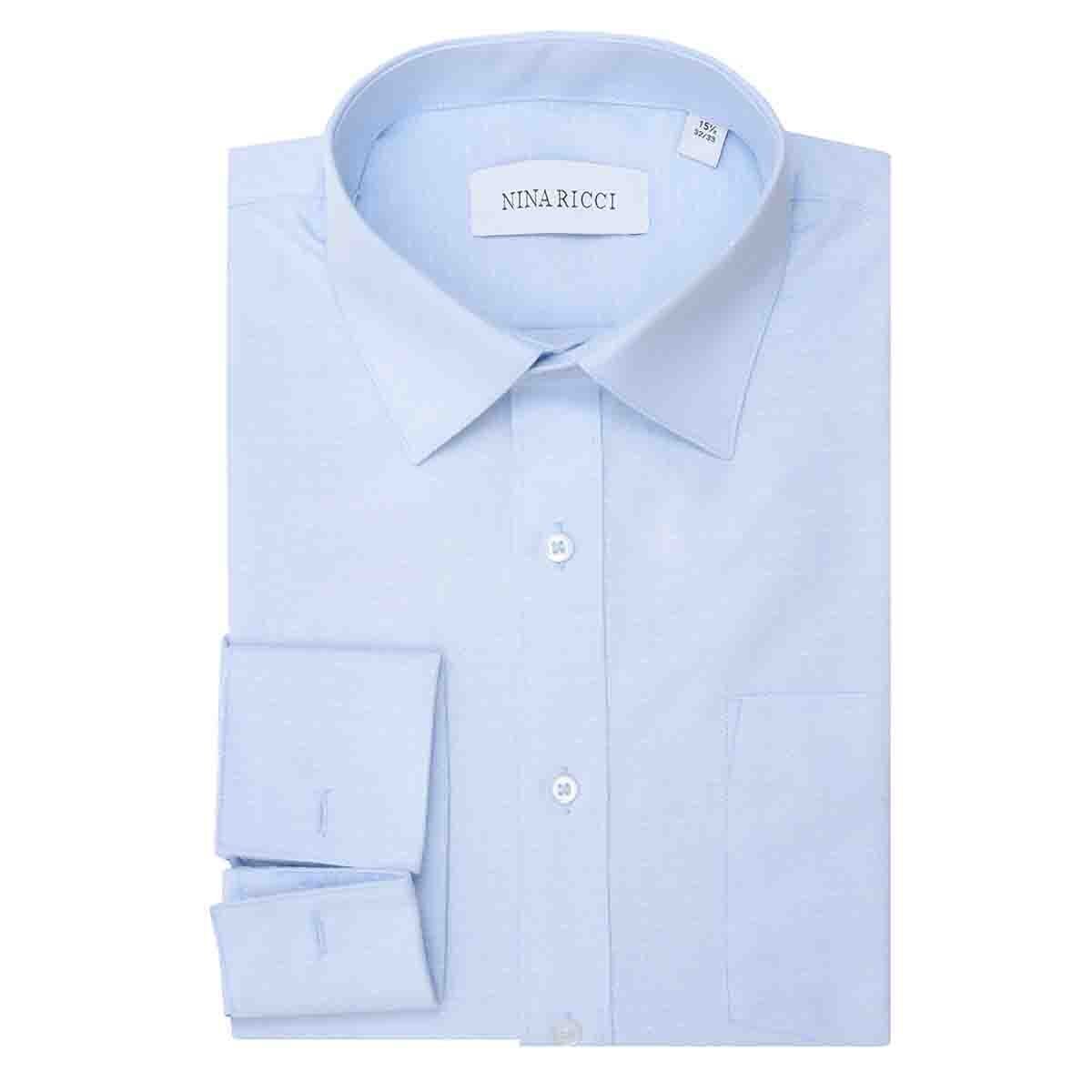 Camisa de Vestir Color Azul Claro Nina Ricci