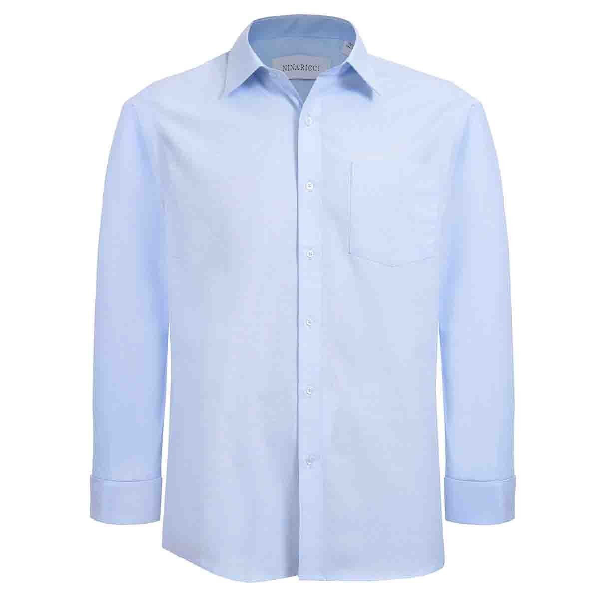 Camisa de Vestir Color Azul Claro Nina Ricci