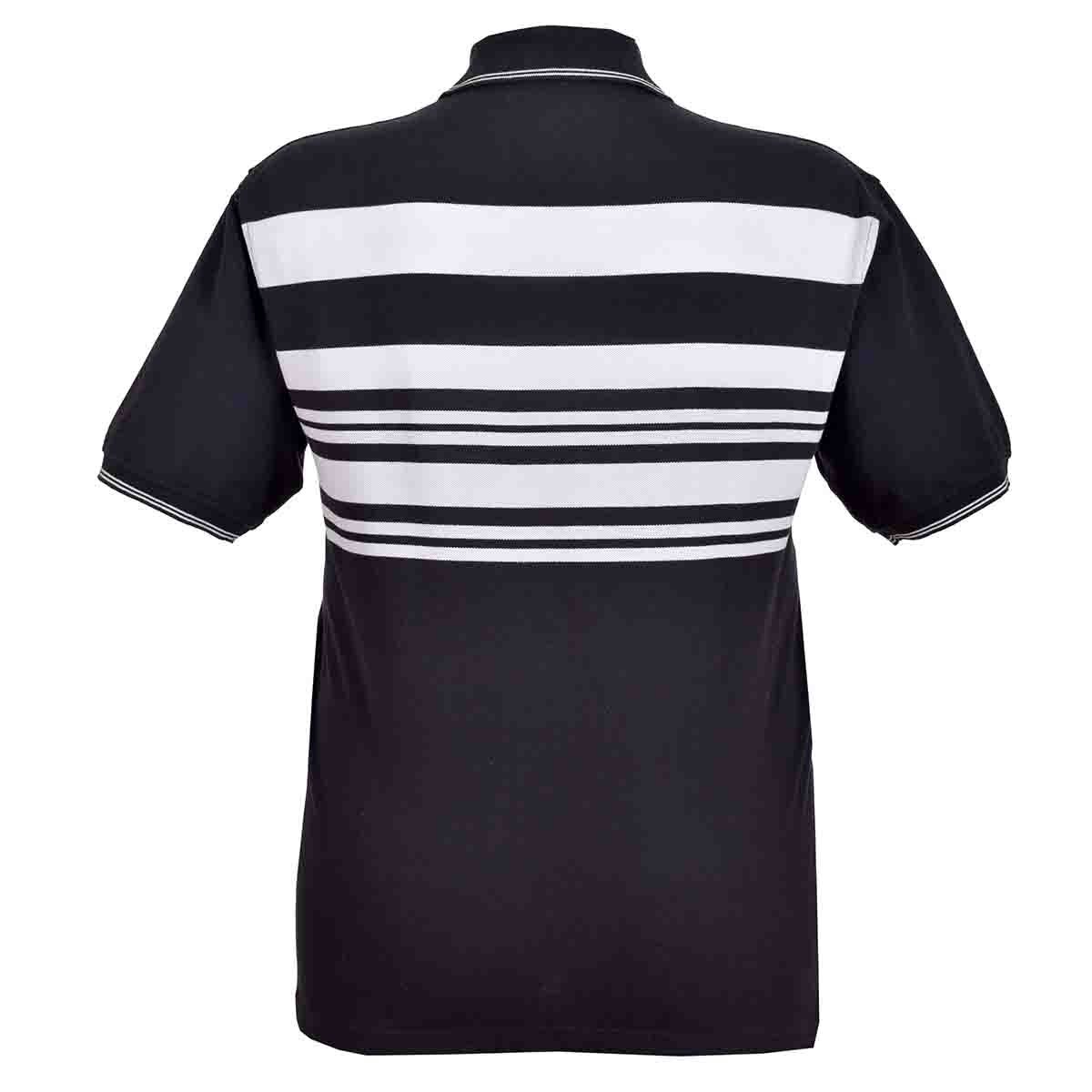 Playera Polo Manga Corta Color Negro J. Opus
