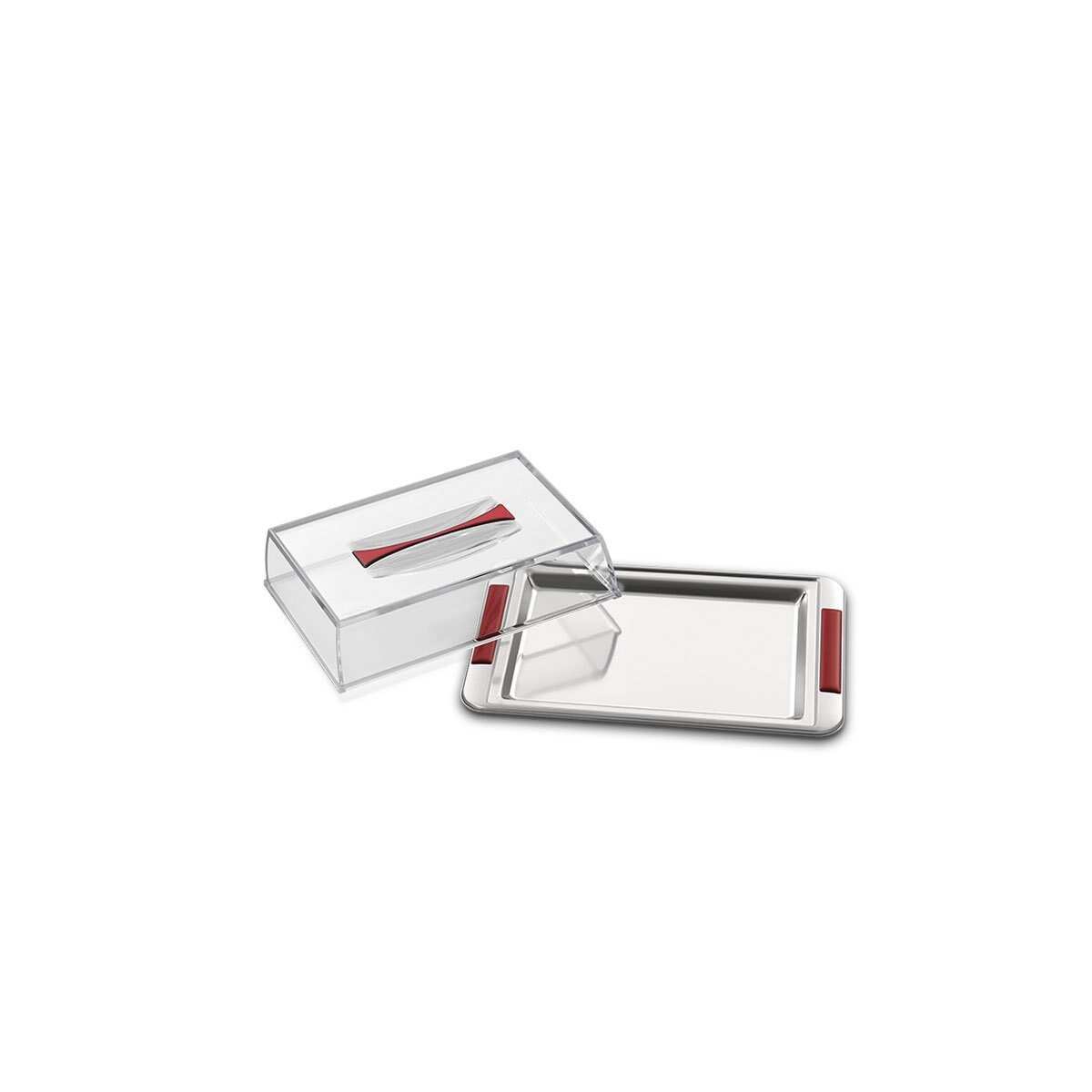 Porta Fiambre Rectangular de Acero Inoxidable Apilable 20X13,2X5Cm Vintage Brinox