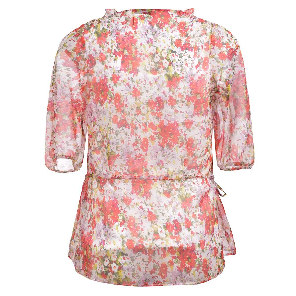 Blusa para Dama Estampada Envolvente Alan Austin