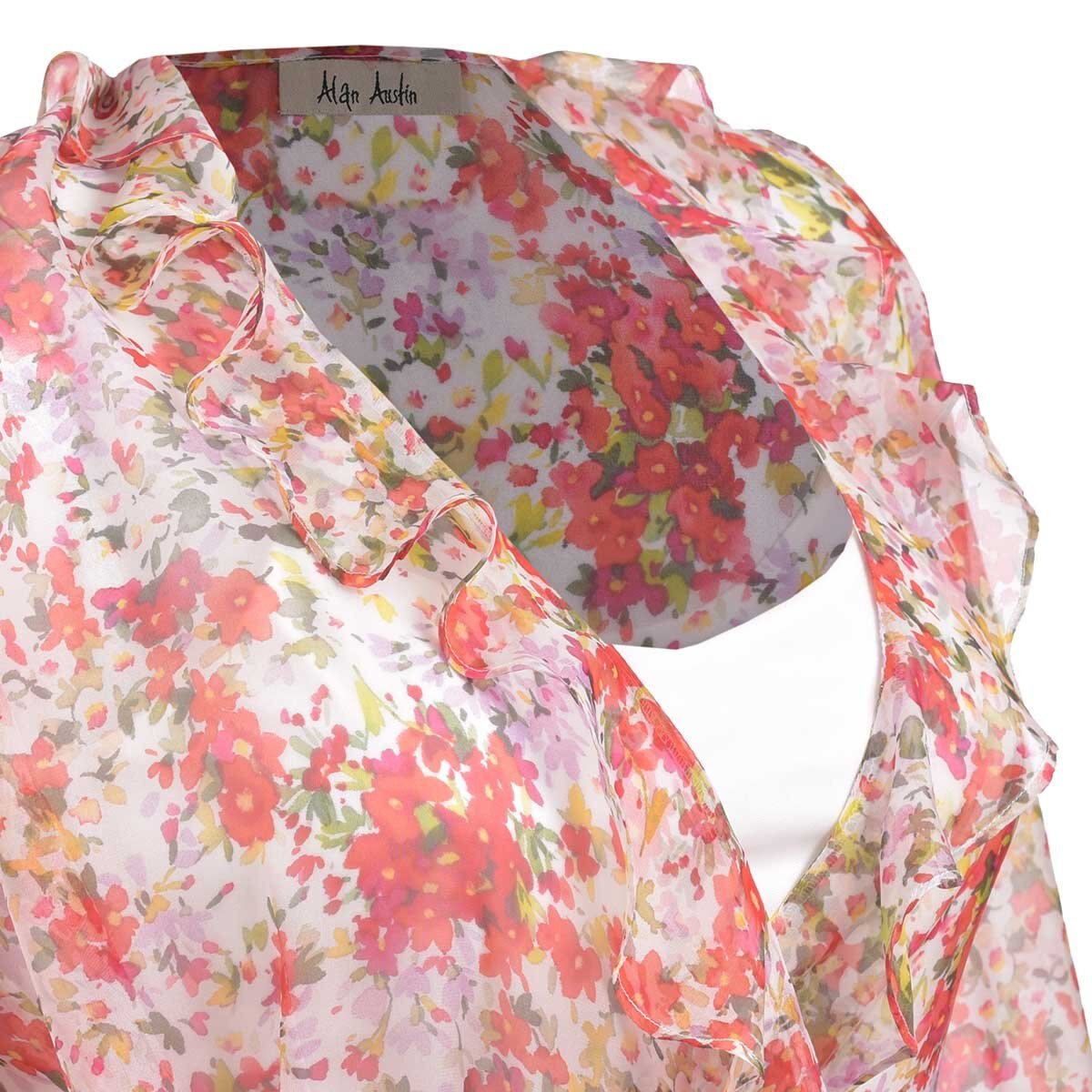 Blusa para Dama Estampada Envolvente Alan Austin
