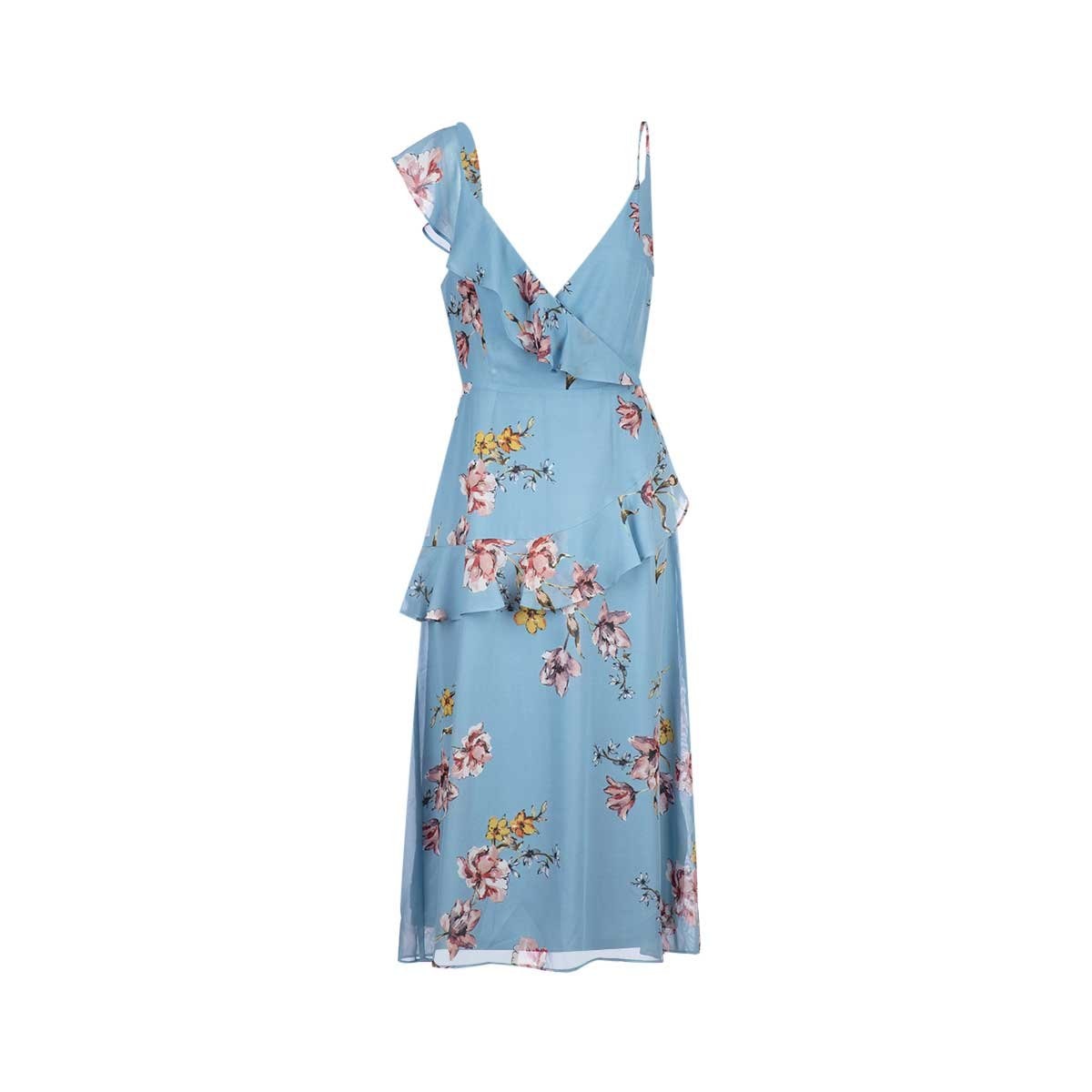 Vestido con Olanes Y Estampado Life Styler