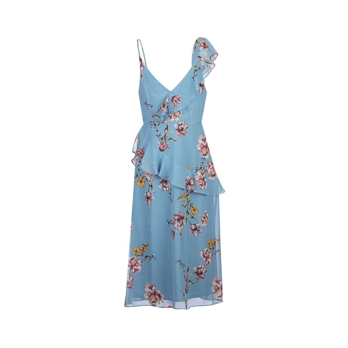 Vestido con Olanes Y Estampado Life Styler