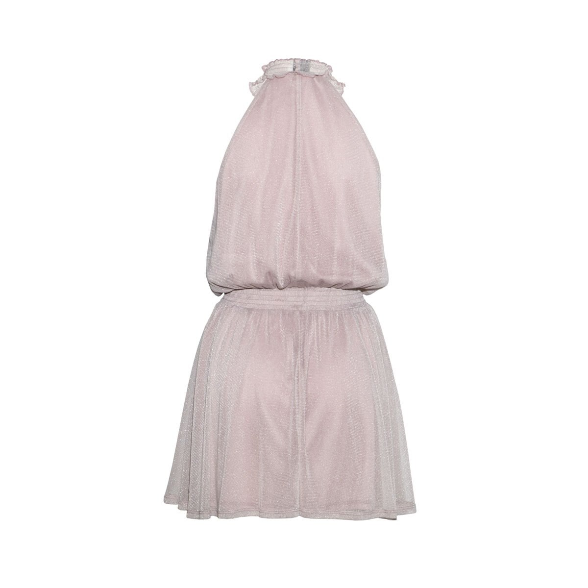 Vestido Corto con Cuello Alto Ink