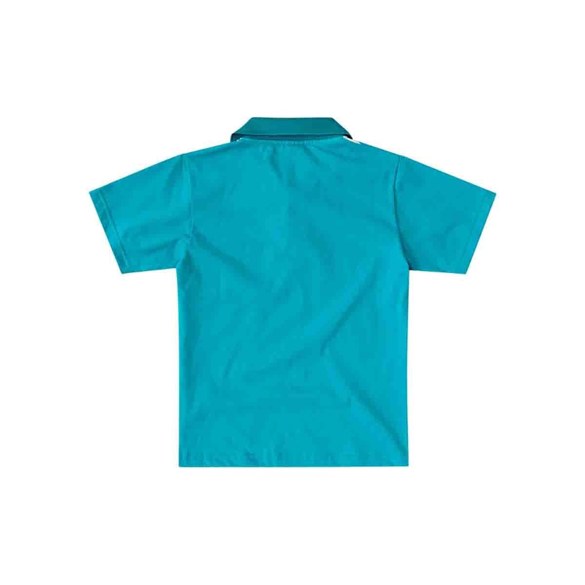 Camiseta Polo Color Azul Combiado Brandillini para Niño