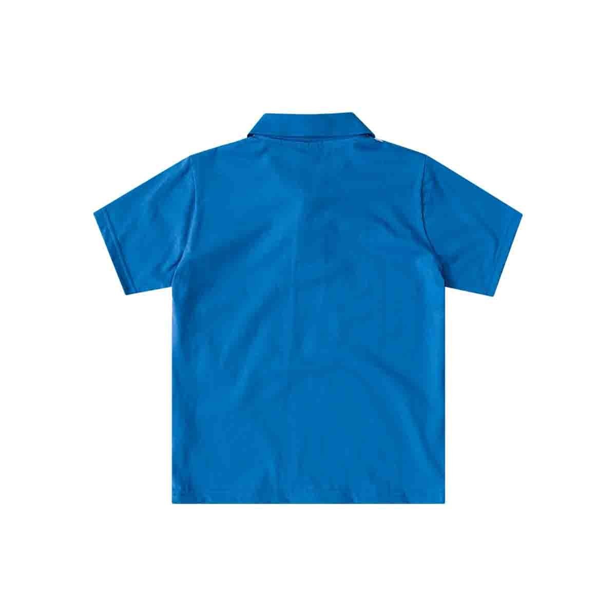 Camiseta Polo Color Azul Combiado Brandillini para Niño