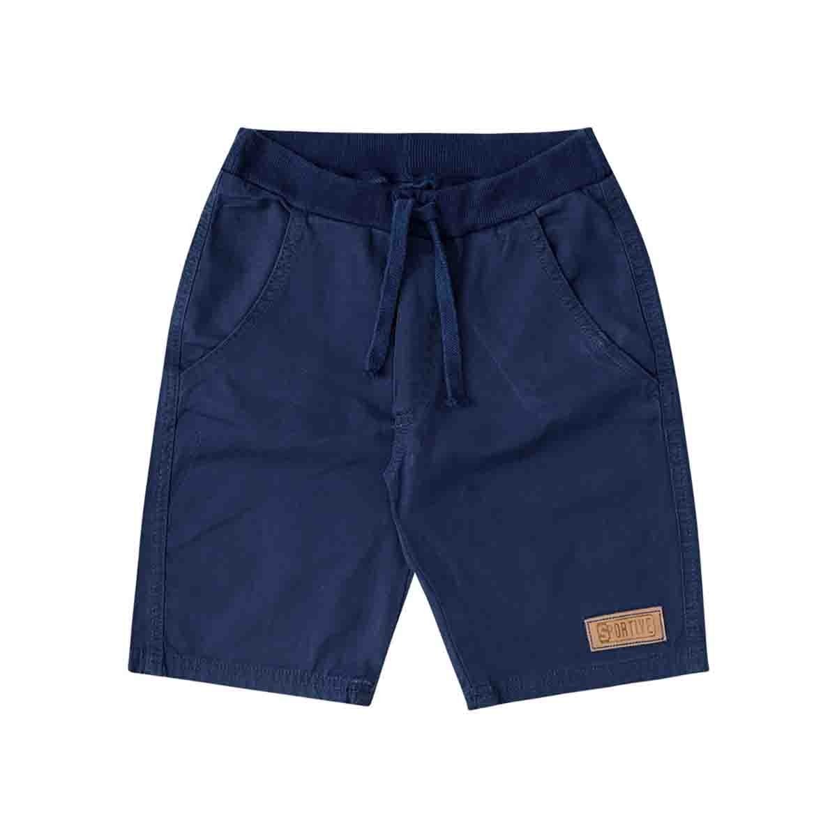 Bermuda para Niño Color Azul Brandillini