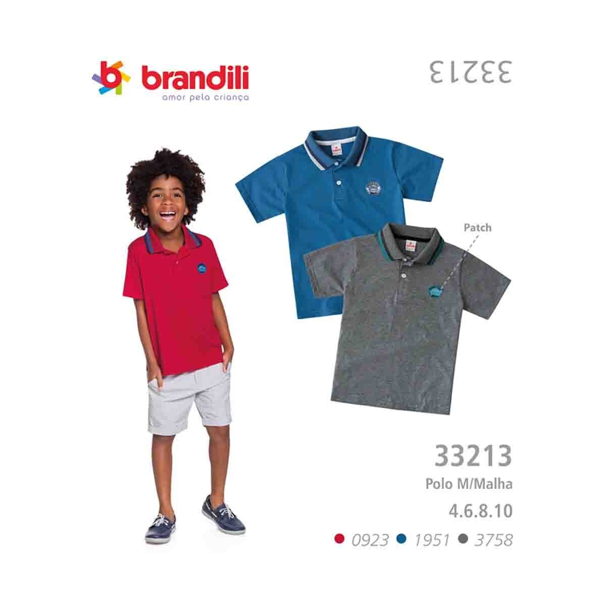 Camiseta Polo Color Gris Brandillini