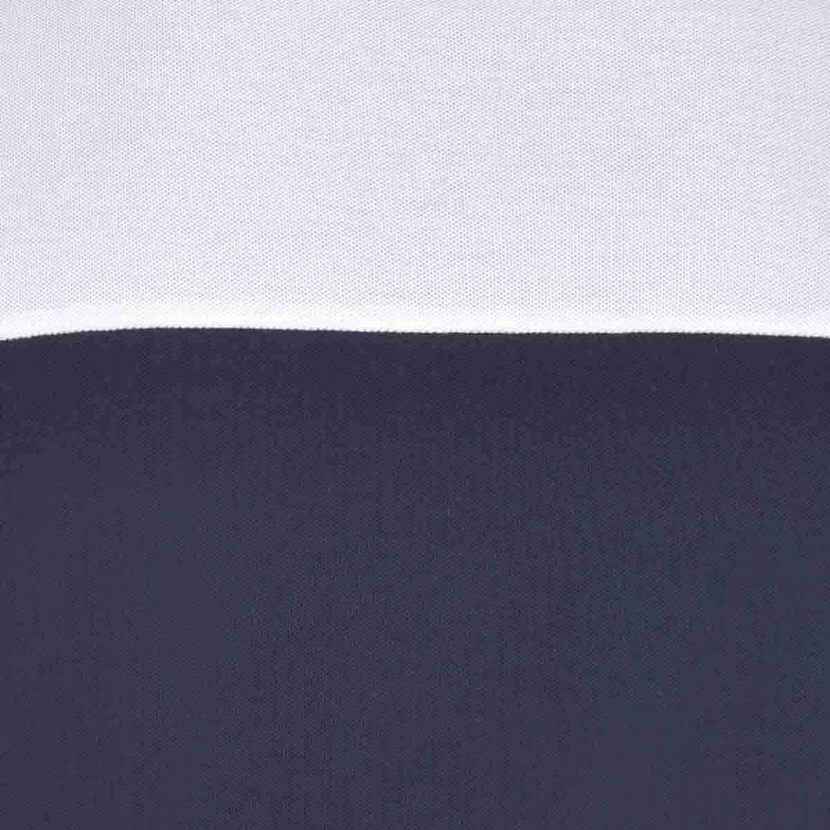 Playera Polo Color Blanco Combinado Slim Fit Carlo Corinto para Caballero