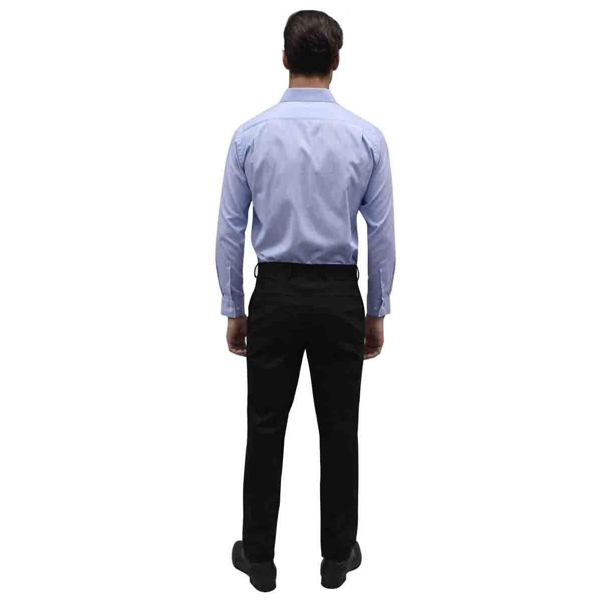 Camisa de Vestir Slim Color Azul Medio Chaps