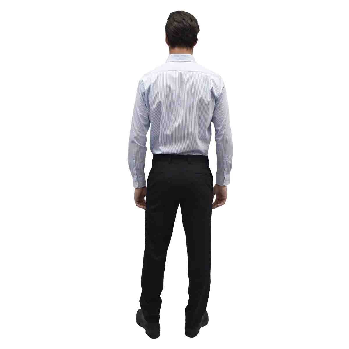 Camisa de Vestir Regular Color Azul Combinado Nautica