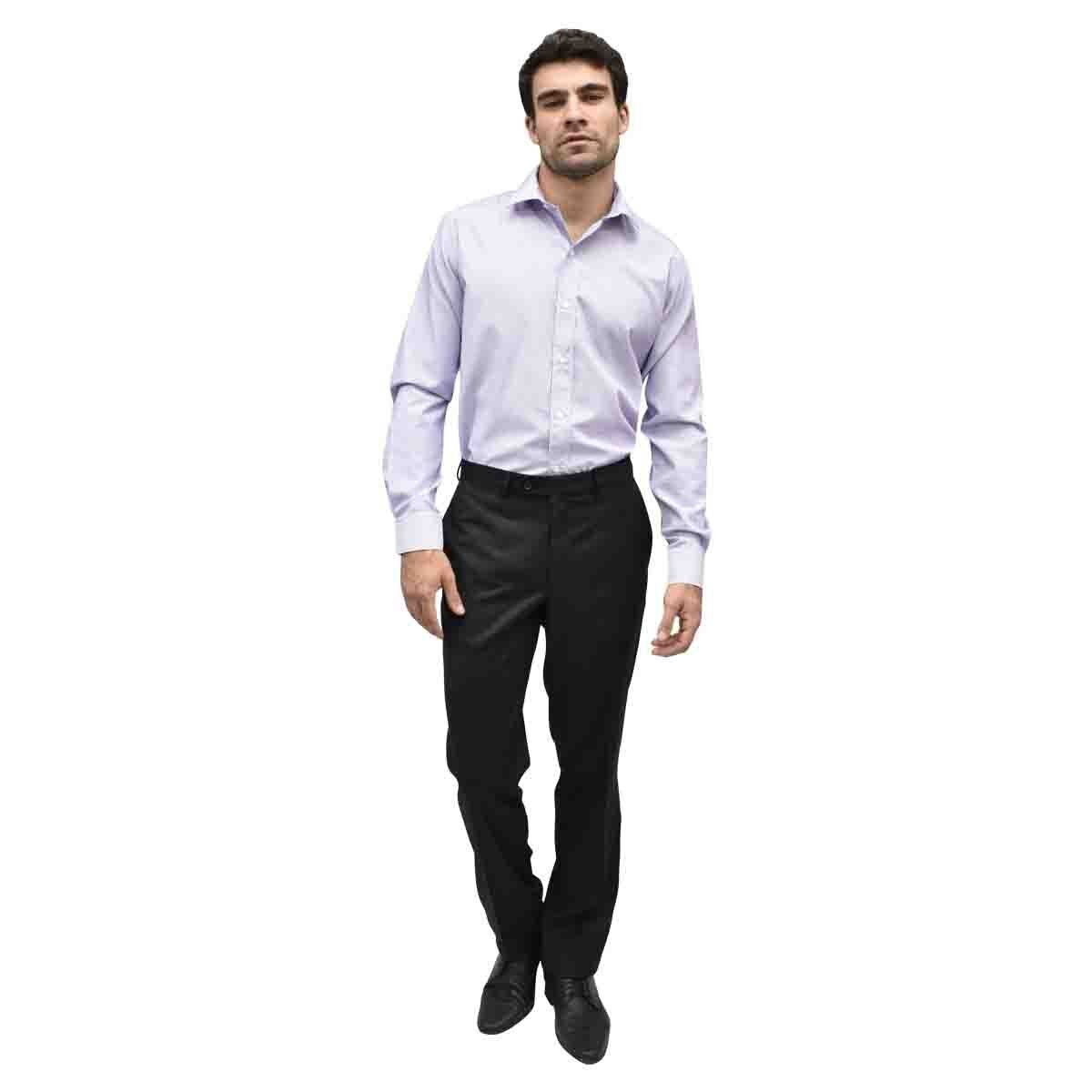 Camisa de Vestir Slim Color Morado Combinado Chaps