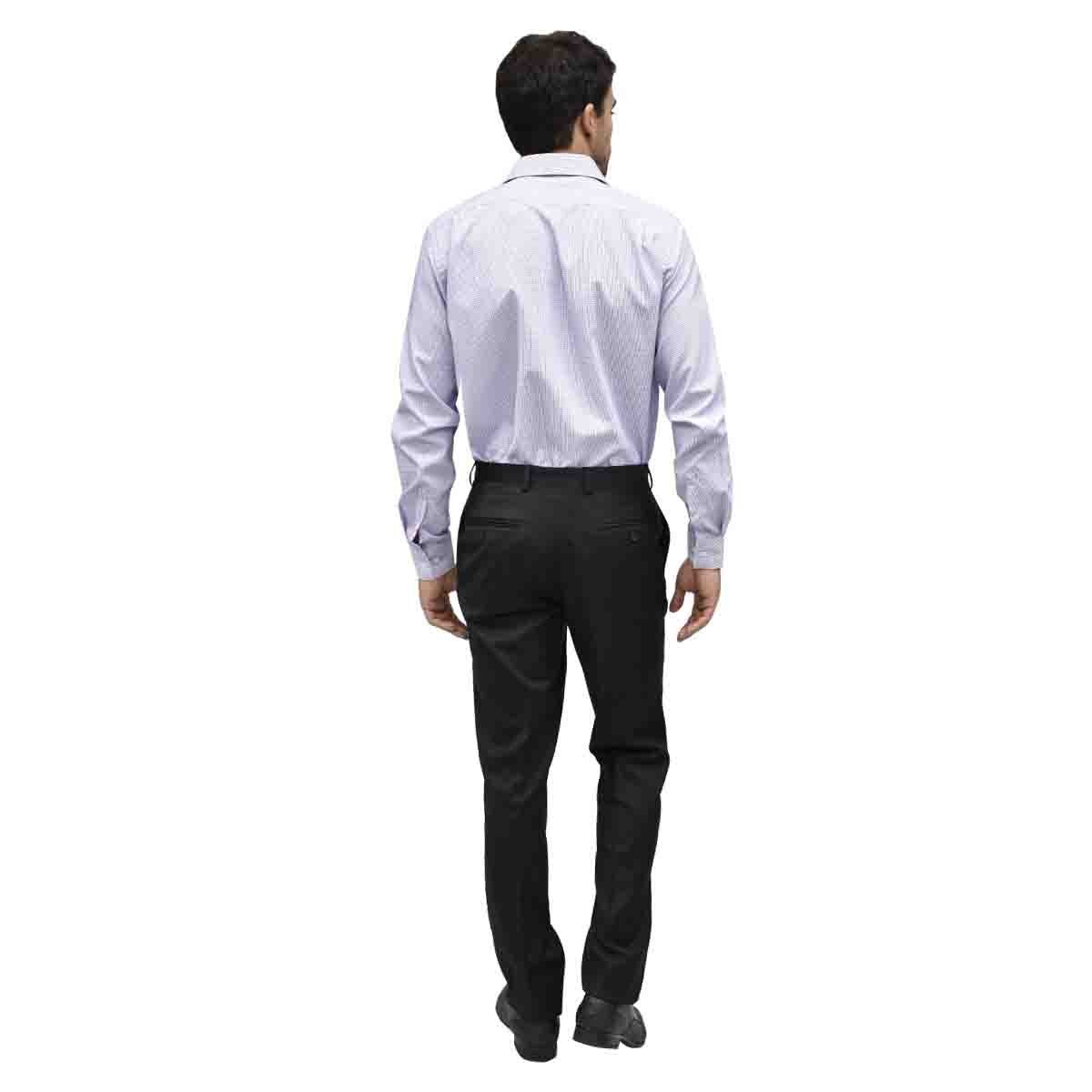 Camisa de Vestir Slim Color Morado Combinado Chaps