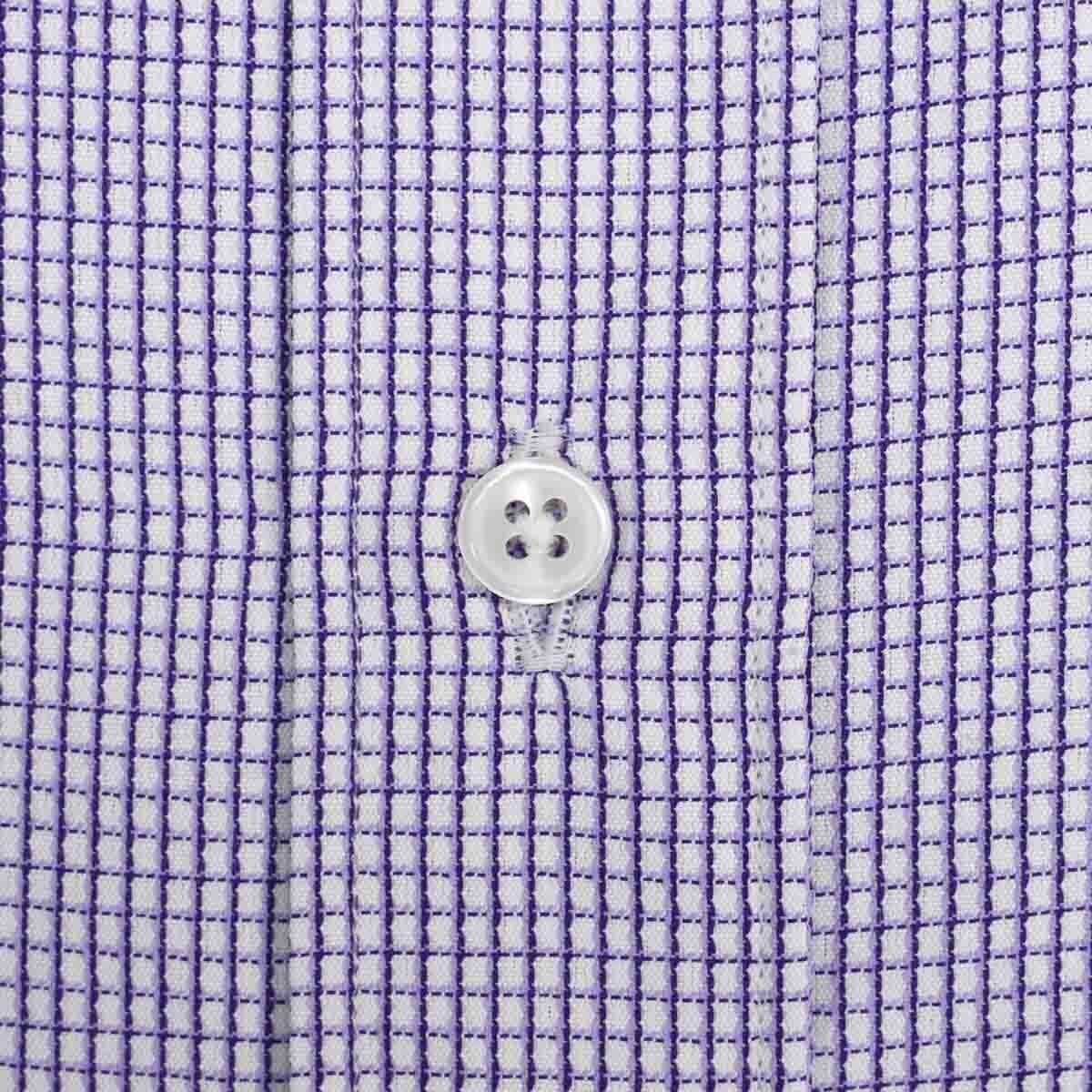 Camisa de Vestir Slim Color Morado Combinado Chaps