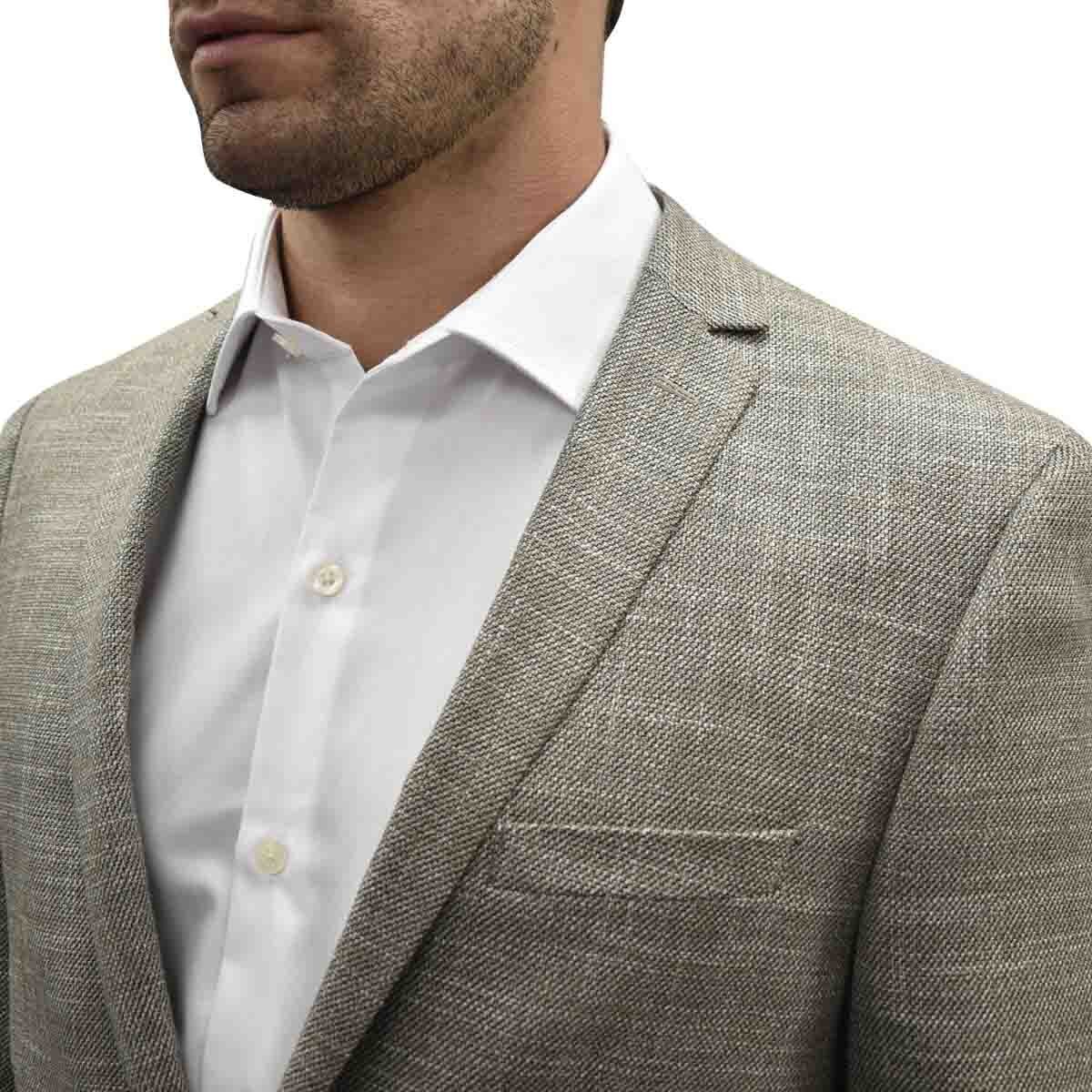 Saco Slim Fit Color Beige Underwood