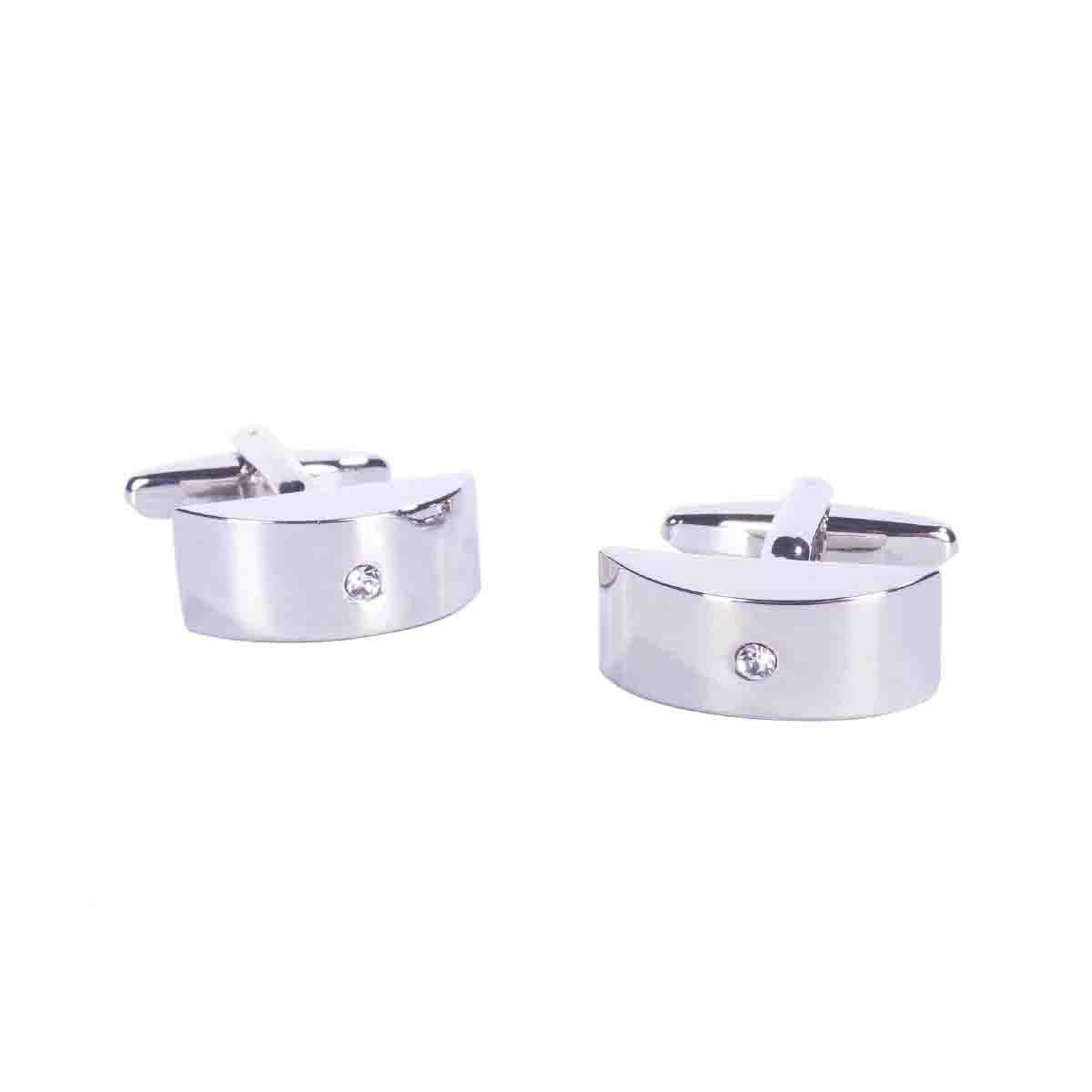 Gemelos de Latón Color Plata Carlo Corinto