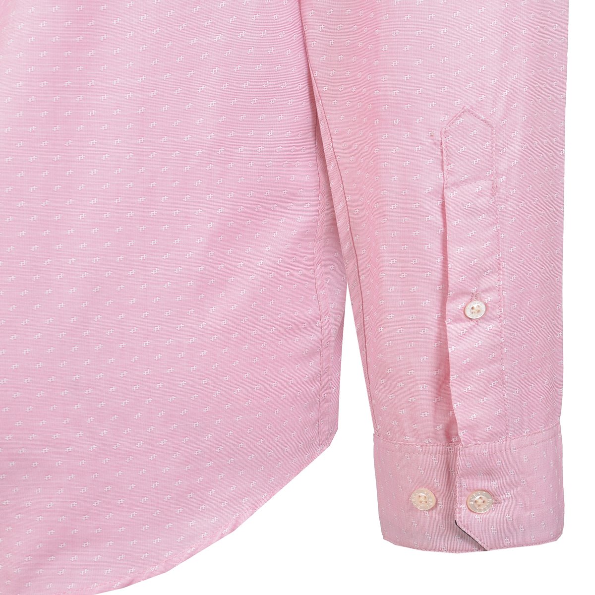Camisa Manga Larga Fantasia Color Rosa Polo Club