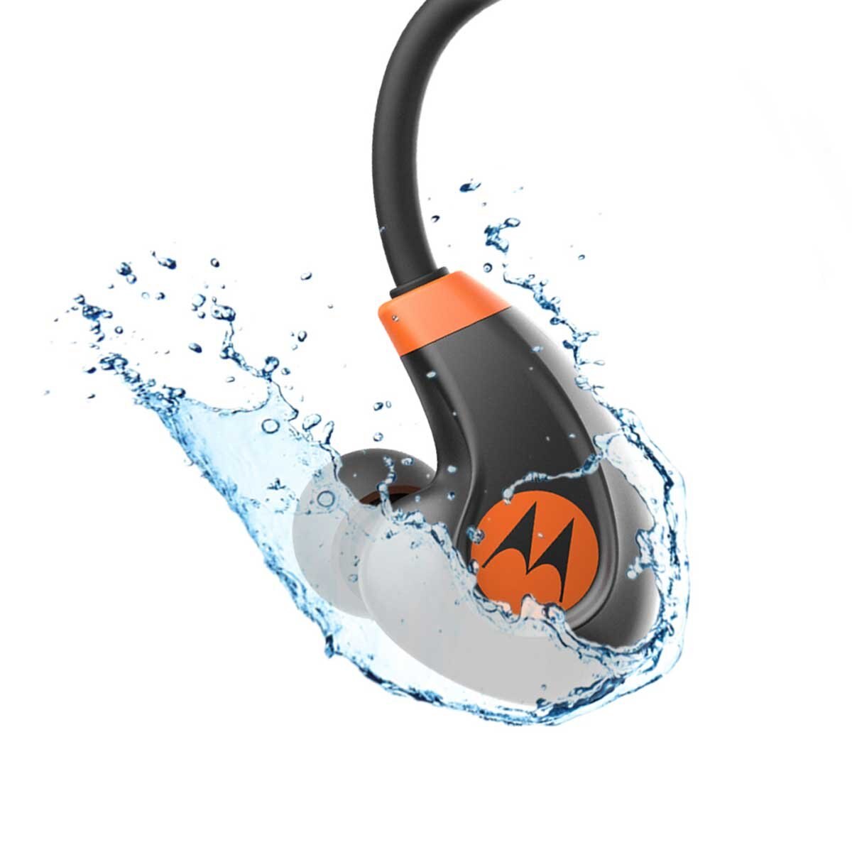 Audífonos Bluetooth Verve Loop Negro/ Naranja Motorola