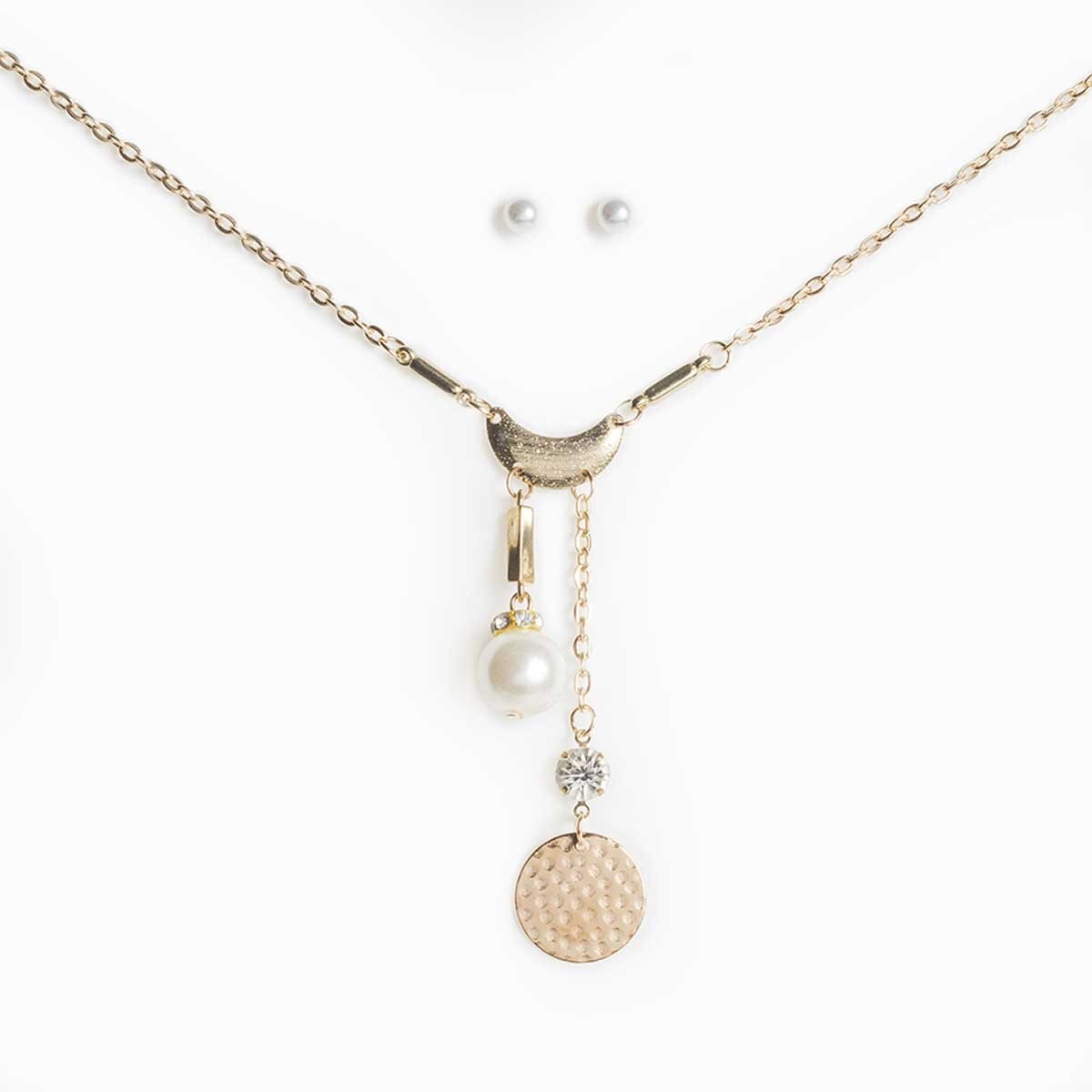 Collar Set Media Luna Wonder Charms