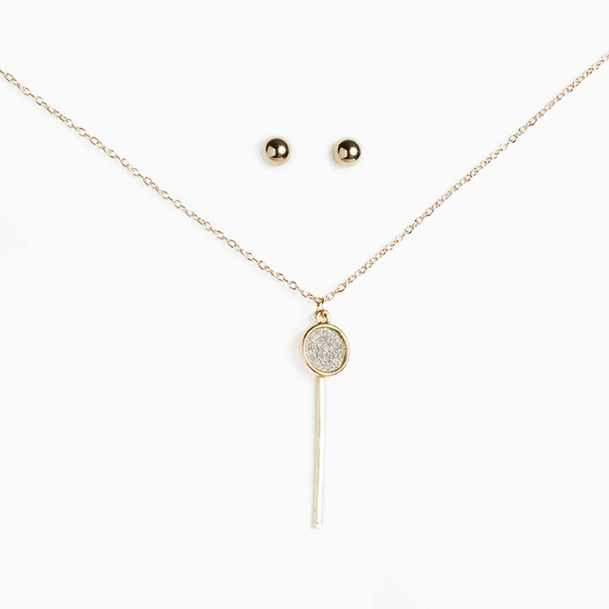 Collar Set Dorado Wonder Charms