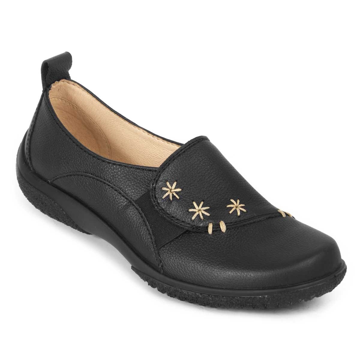 Zapato con Bordado y Ajuste Resorte Brantano