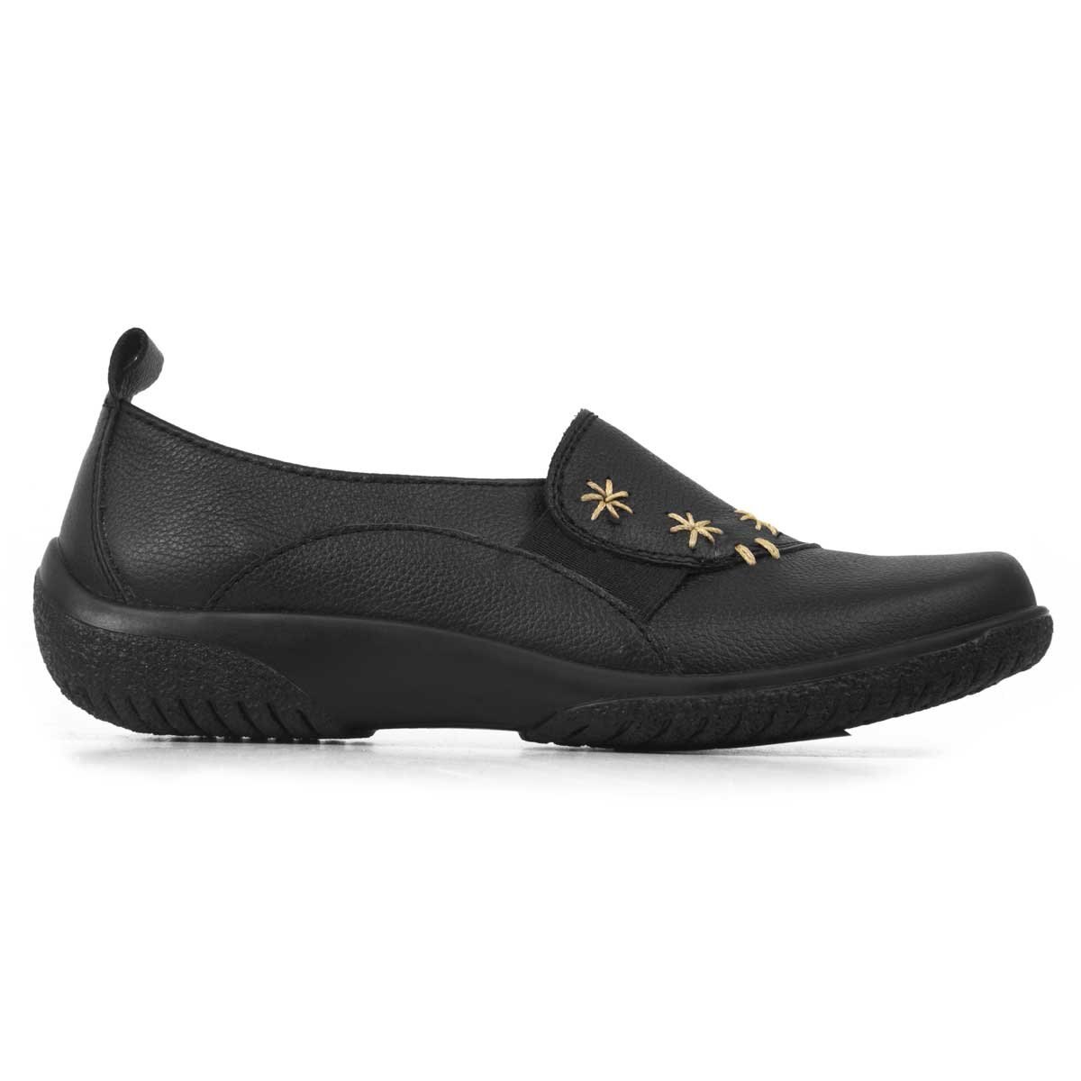 Zapato con Bordado y Ajuste Resorte Brantano