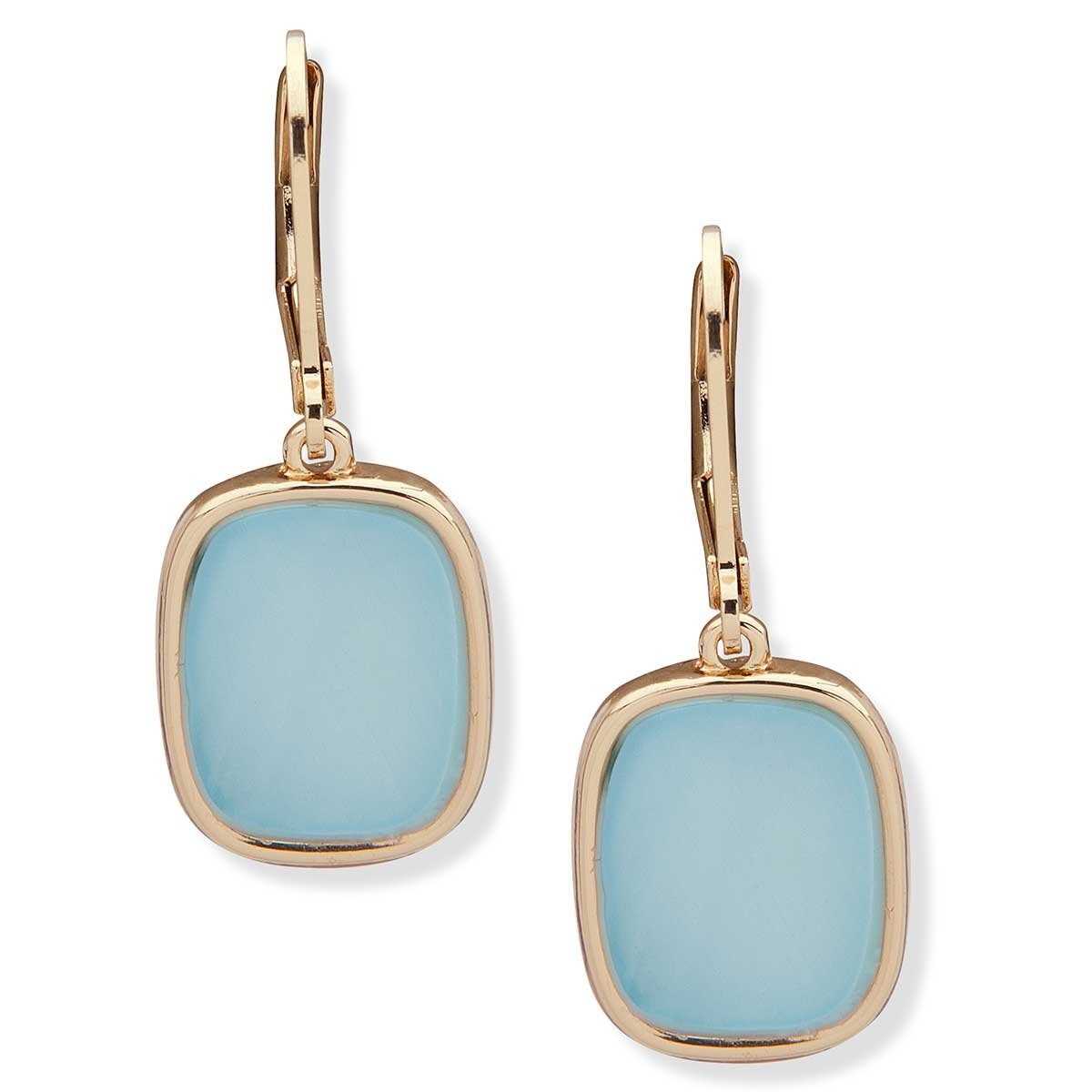 Aretes de Acero Dorado Nine West