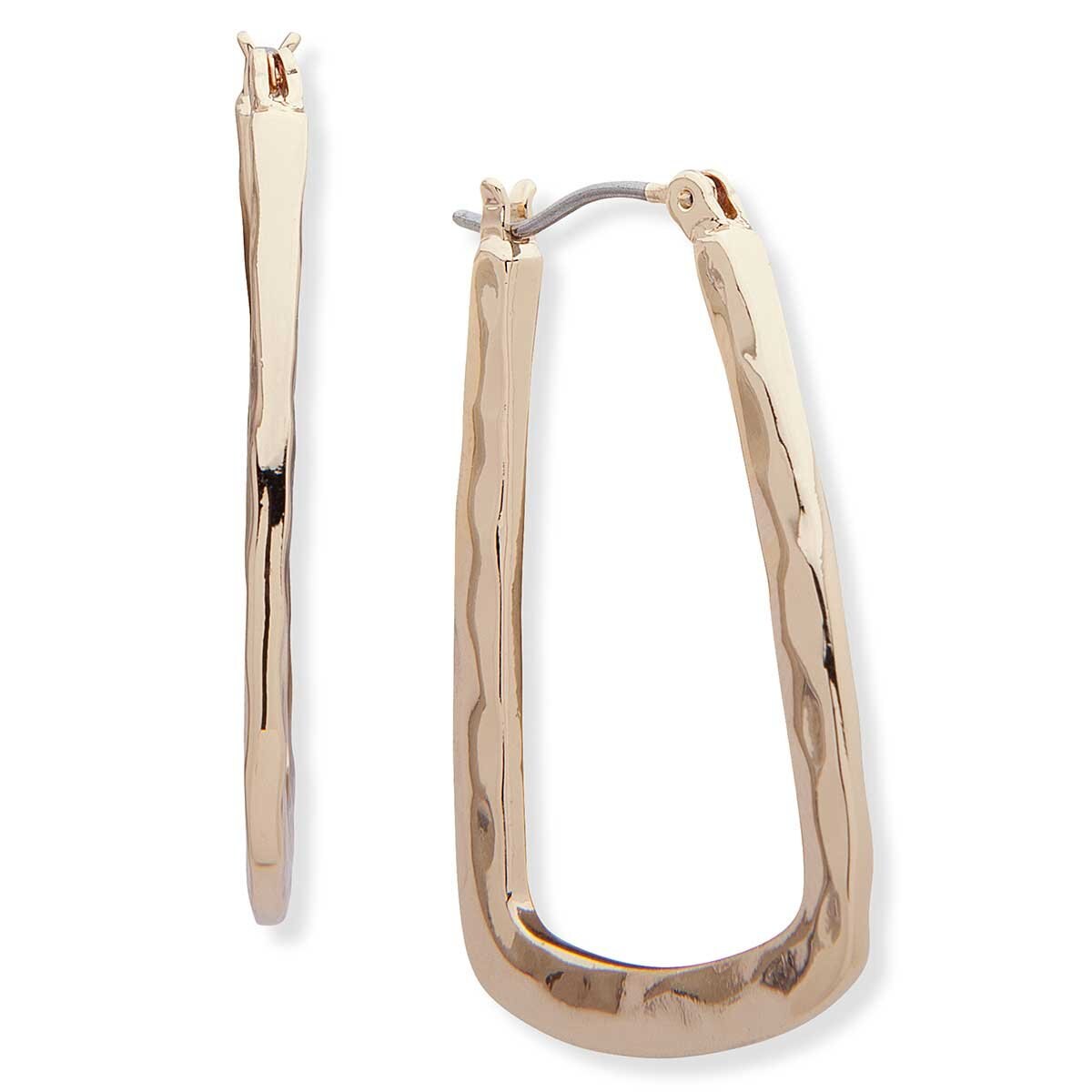 Aretes de Acero Dorado Nine West