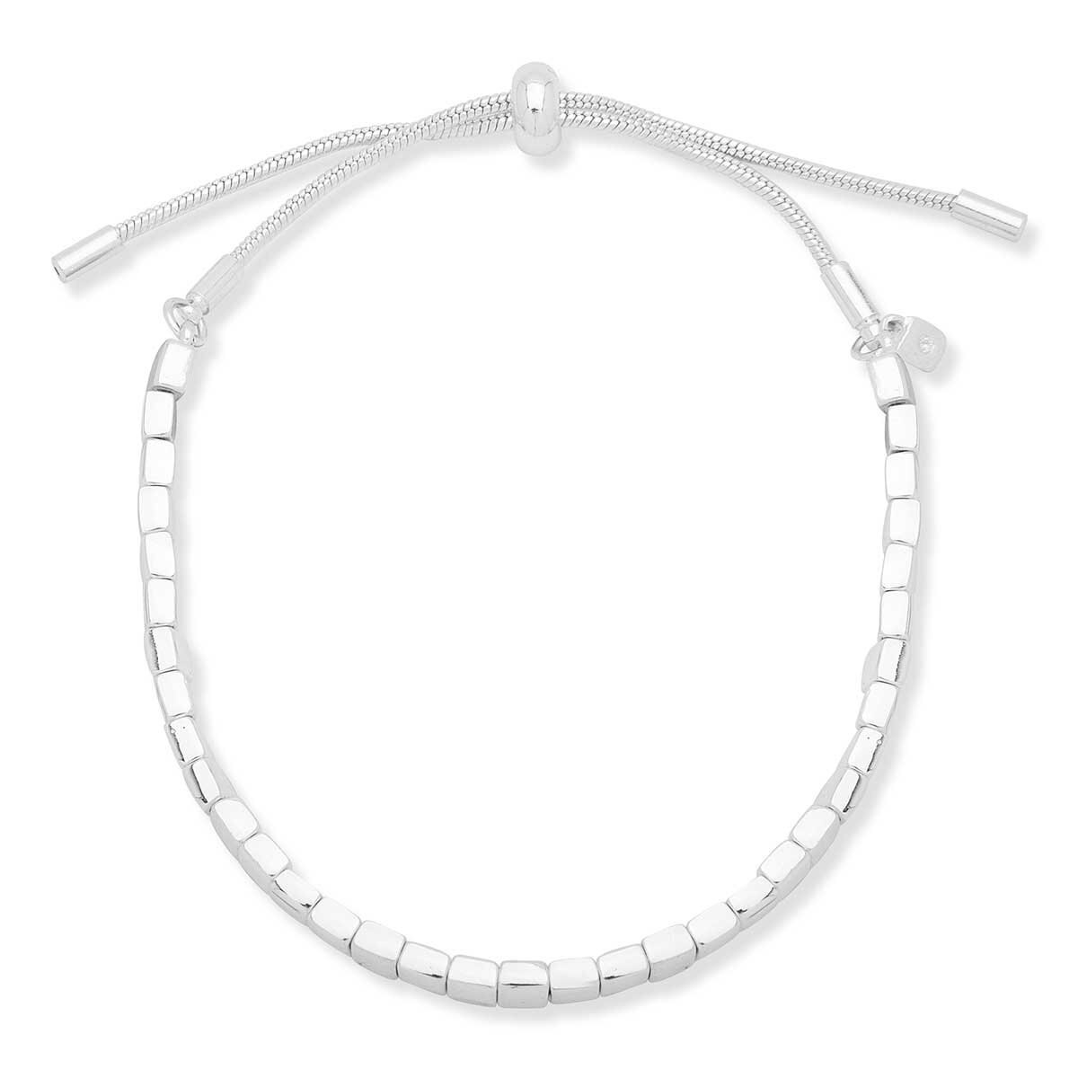 Brazalete de Acero Plateado Nine West