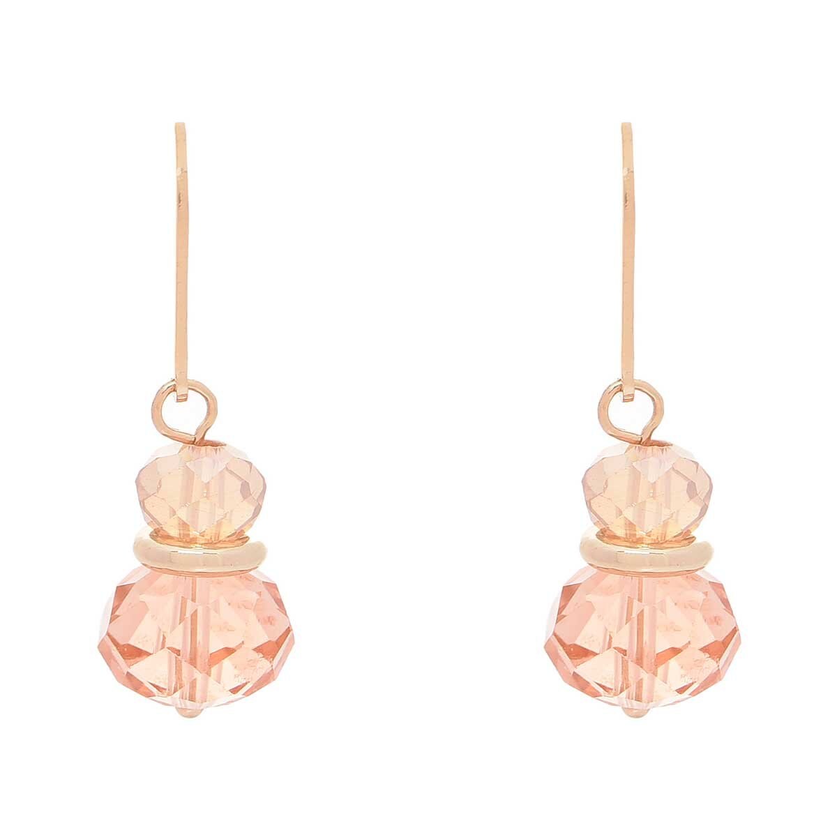 Aretes Color Dorado en Acabado Pulido con Resina Napier