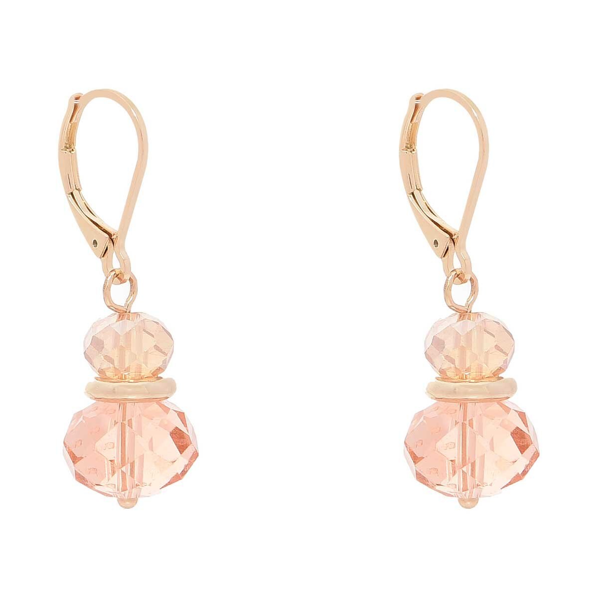 Aretes Color Dorado en Acabado Pulido con Resina Napier