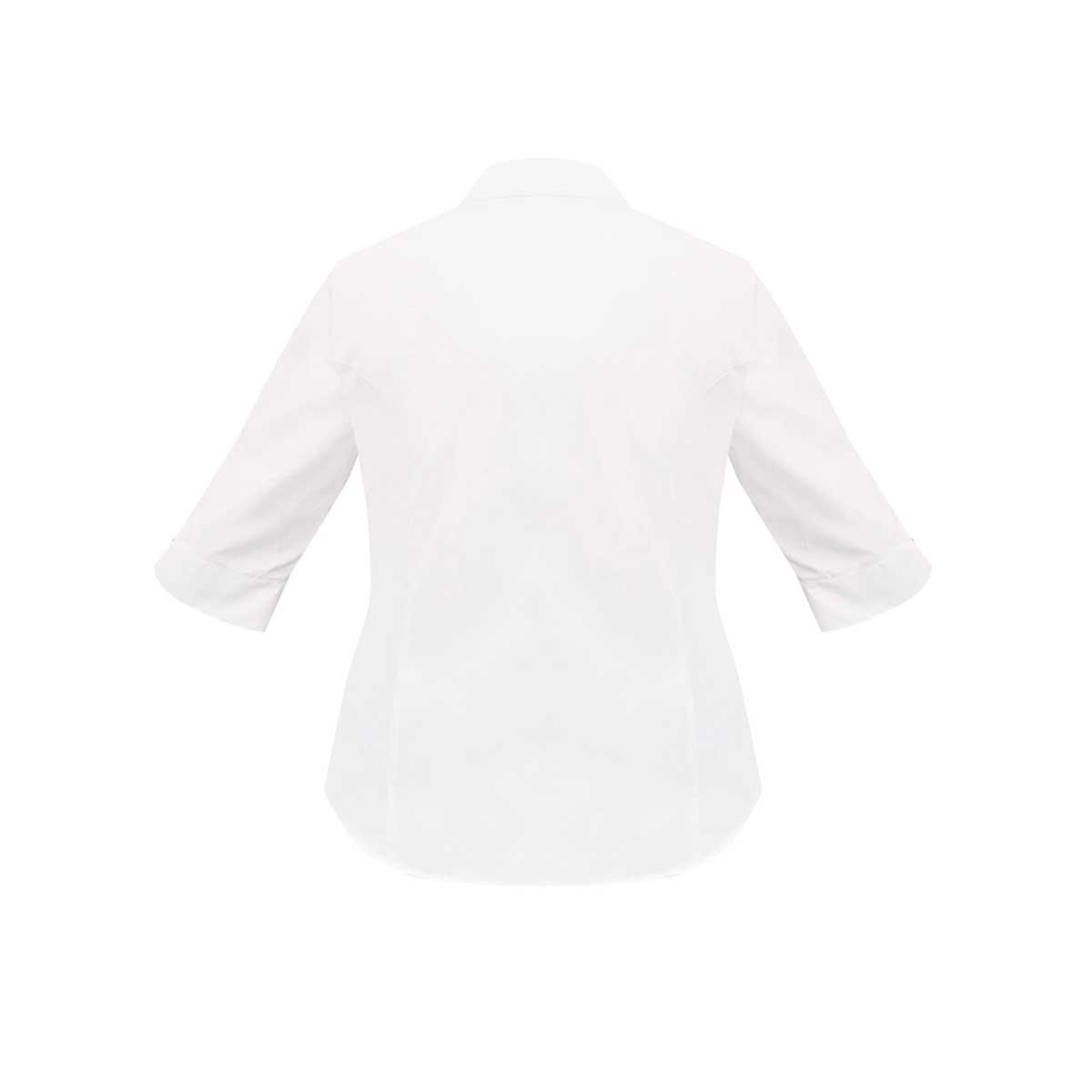 Blusa para Dama Básica Manga 3/4 Blanca Pavla Mint