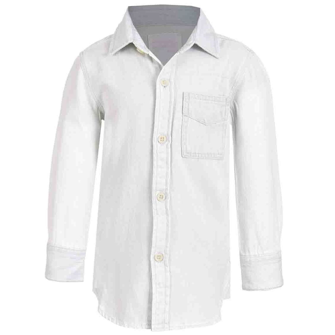 Camisa Manga Larga Mezclilla para Niño