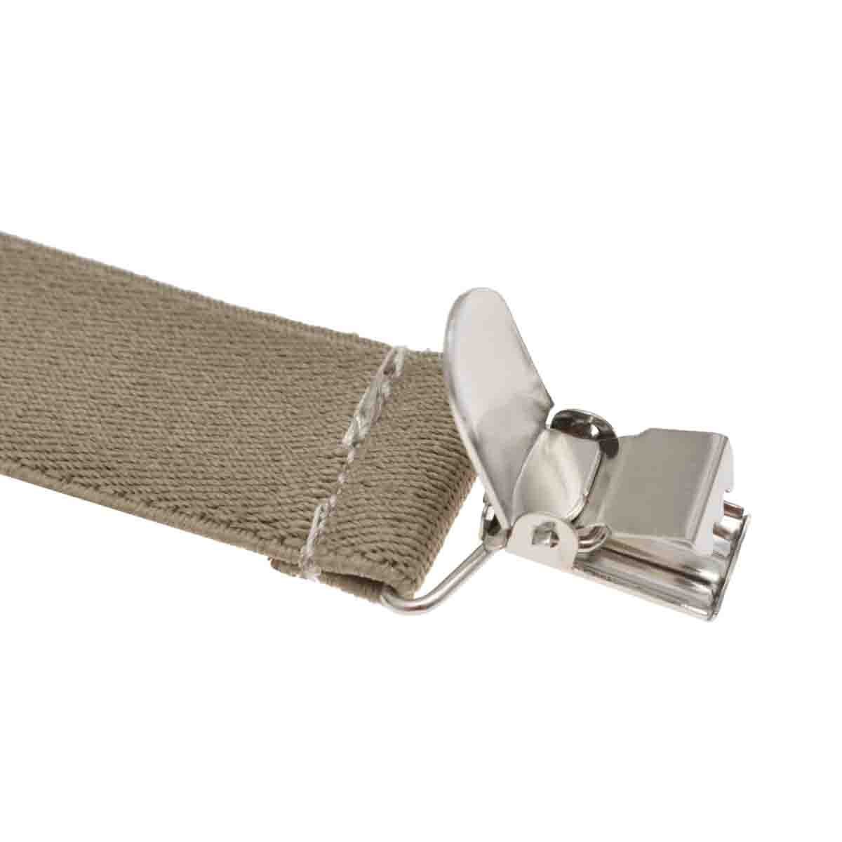 Tirante Elástico con Aplicaciones en Piel Color Beige Zilery's para Dama
