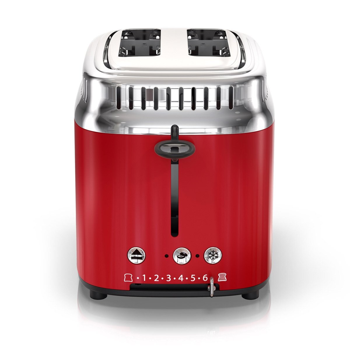 Tostador Rojo de 2 Rebanadas Retro Russell Hobbs